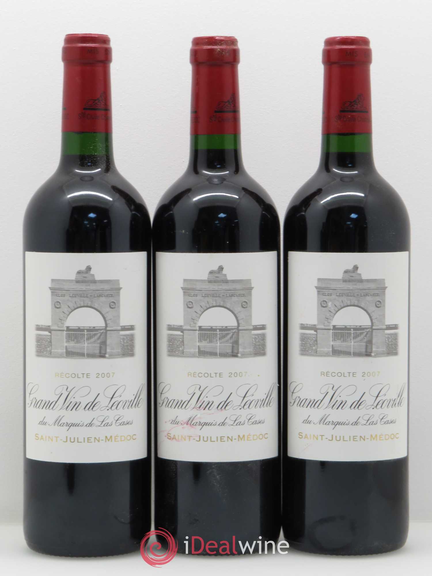 Château Léoville Las Cases 2ème Grand Cru Classé 2007 - Lot de 5 bouteilles - 1