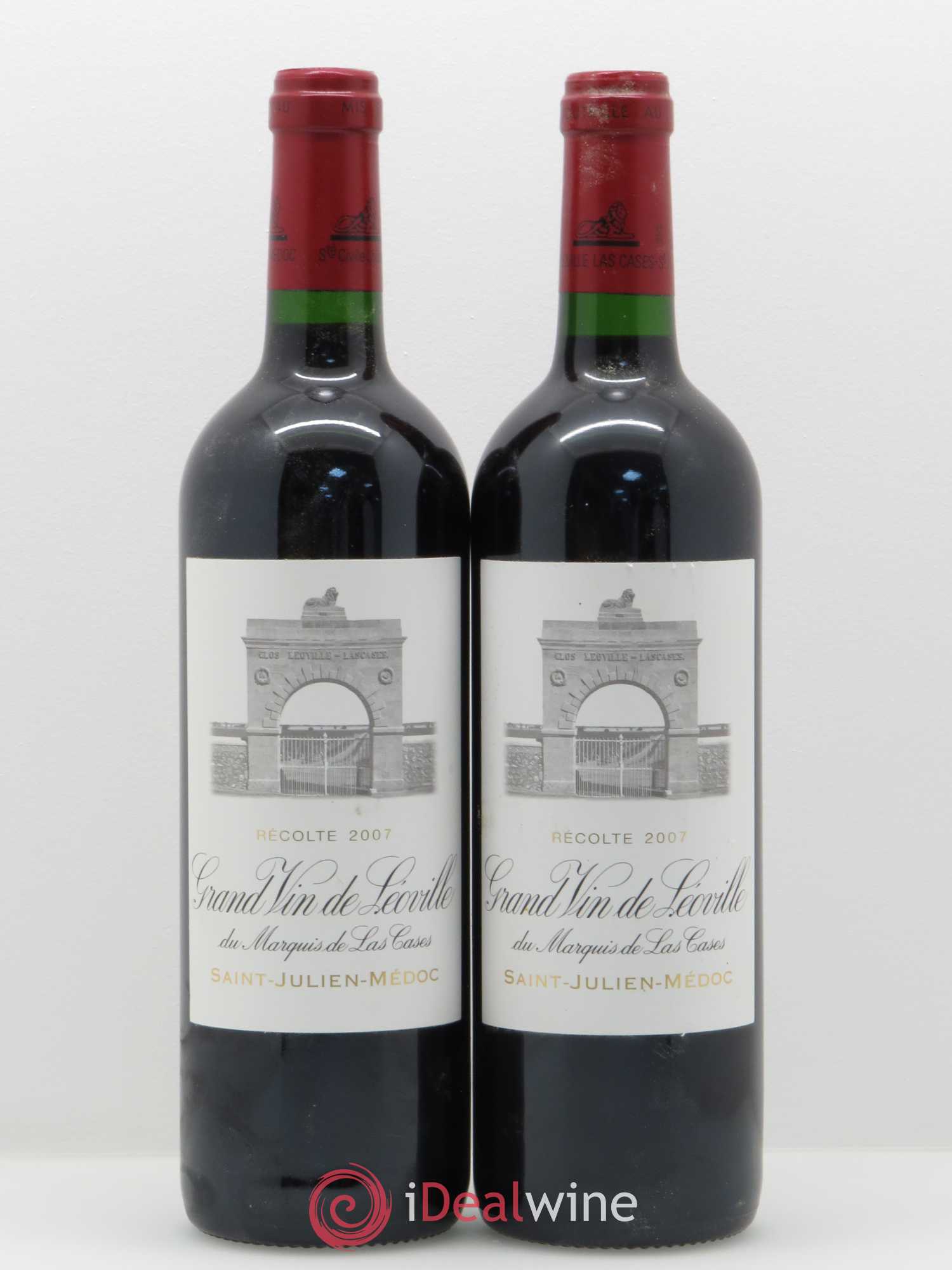 Château Léoville Las Cases 2ème Grand Cru Classé 2007 - Lot de 5 bouteilles - 2