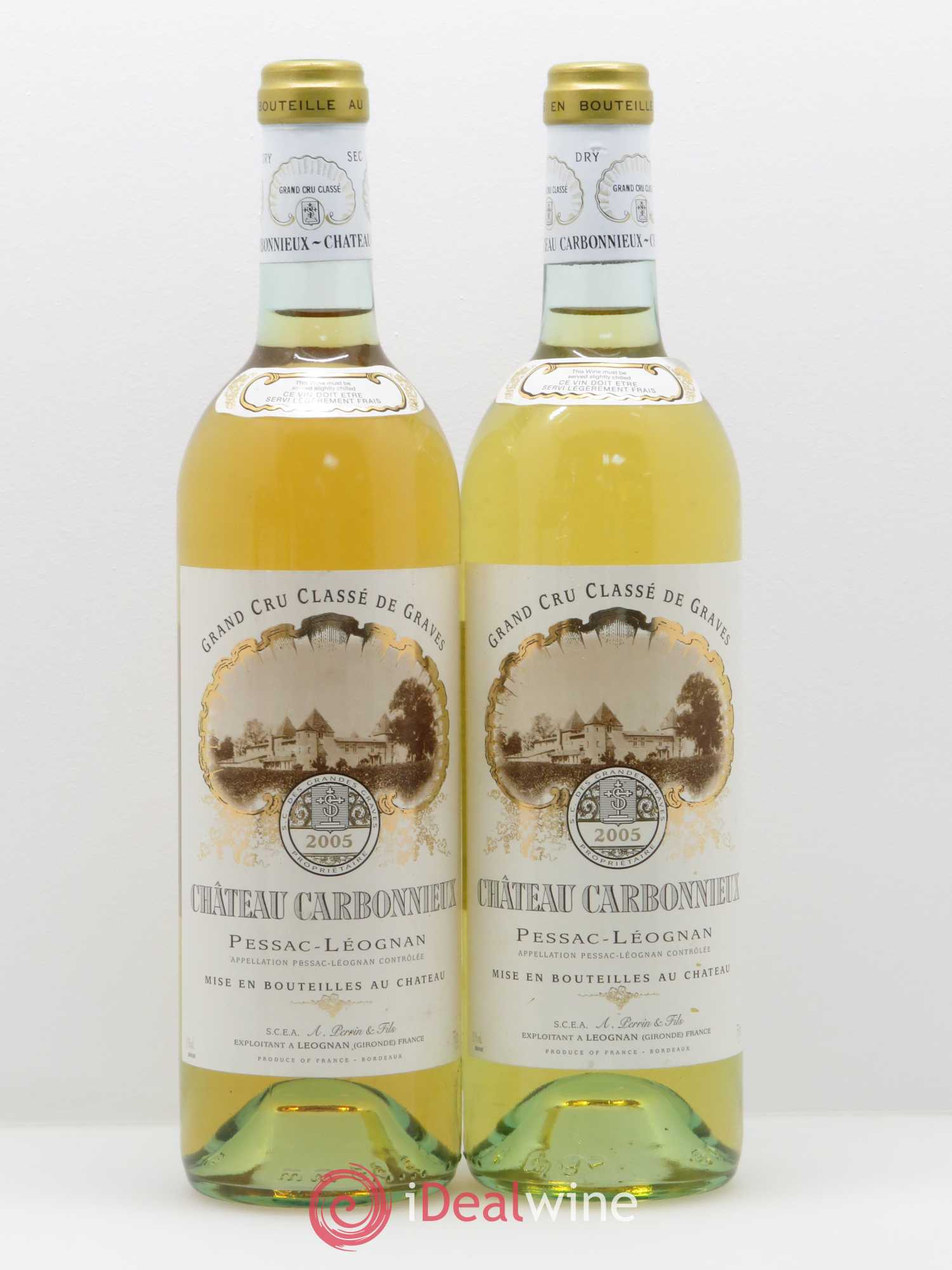 Château Carbonnieux Cru Classé de Graves 2005 - Lot de 5 bouteilles - 2