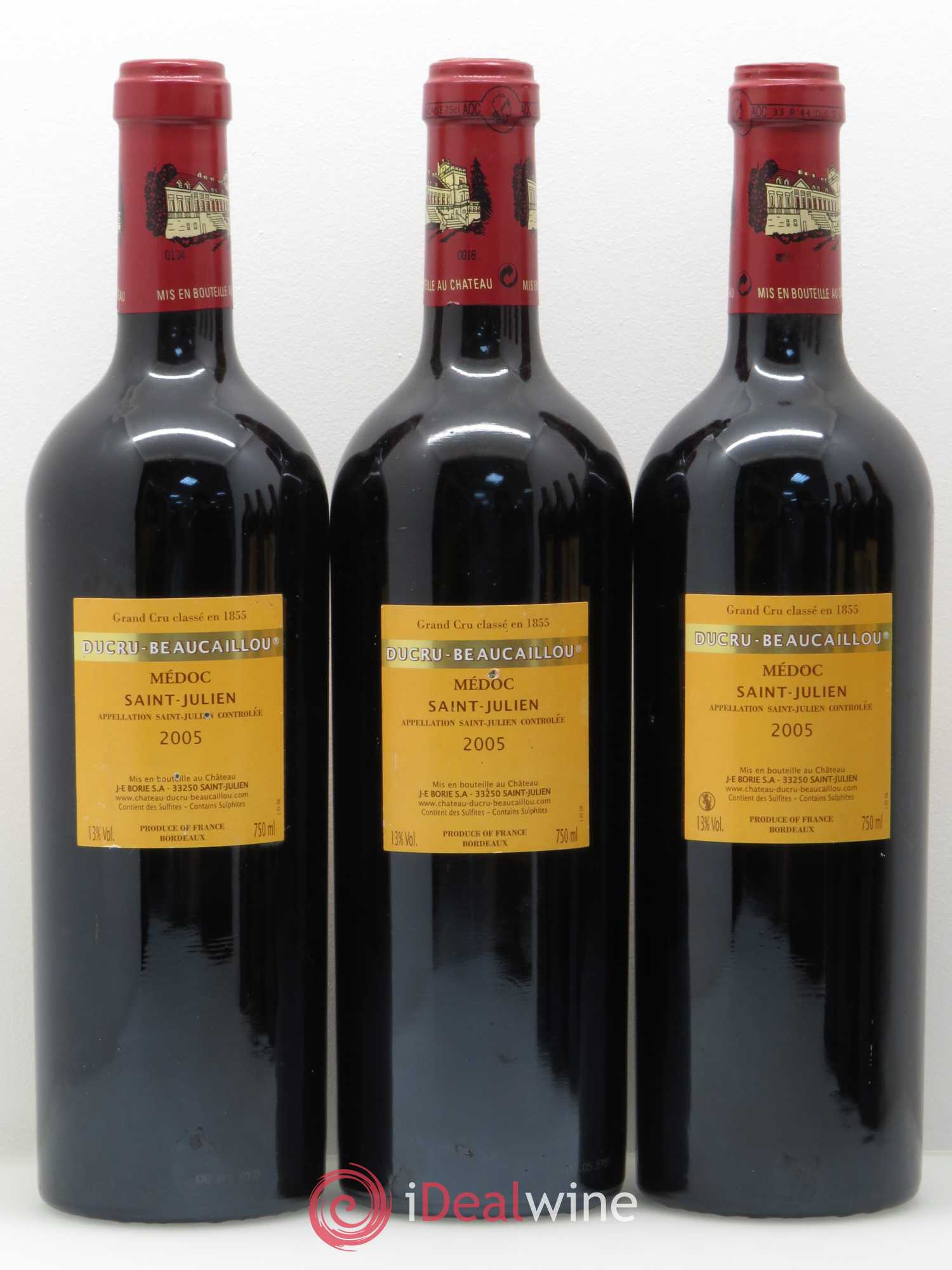 Château Ducru Beaucaillou 2ème Grand Cru Classé 2005 - Lot de 6 bouteilles - 2