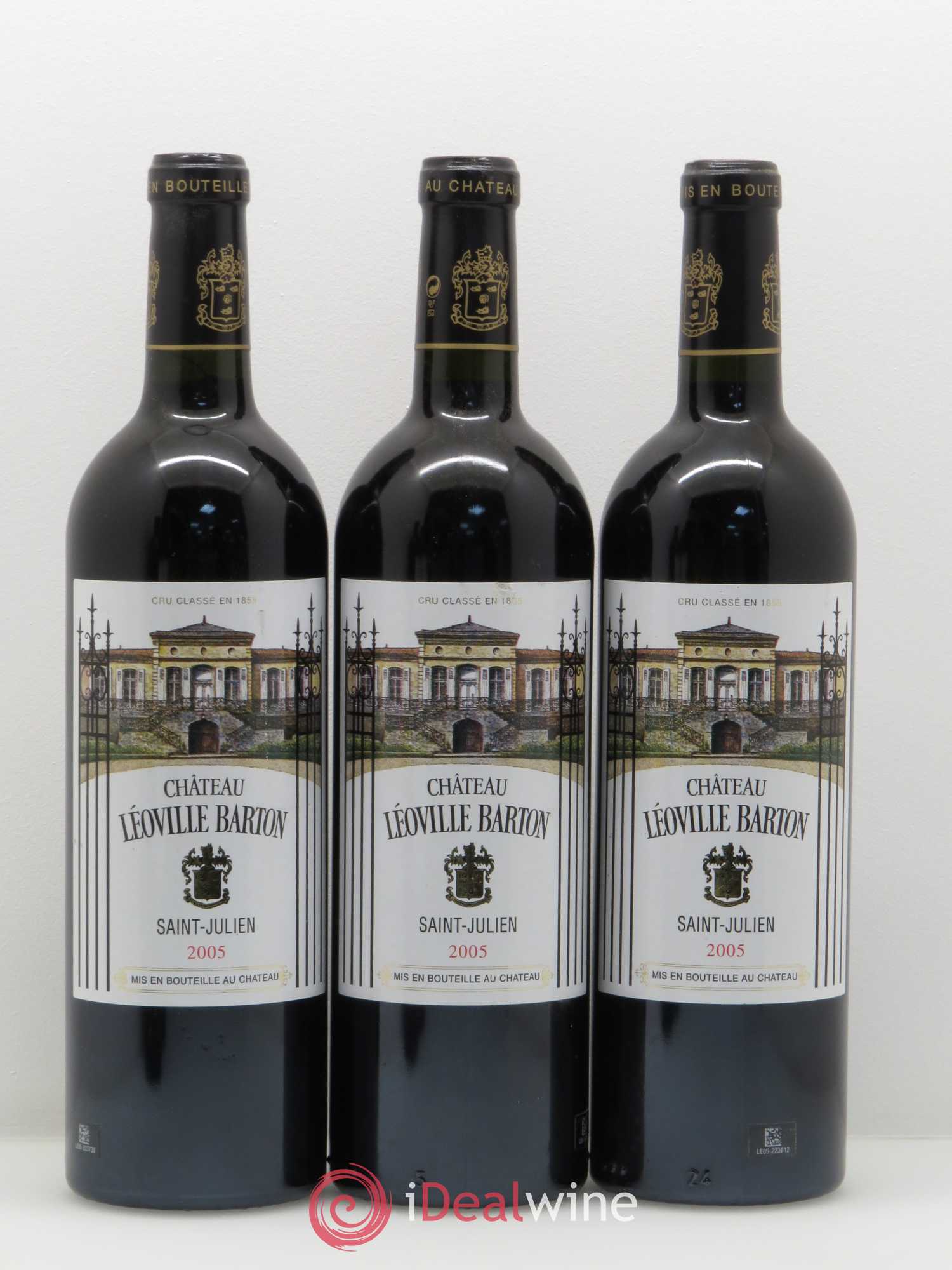 Château Léoville Barton 2ème Grand Cru Classé 2005 - Lot de 5 bouteilles - 1