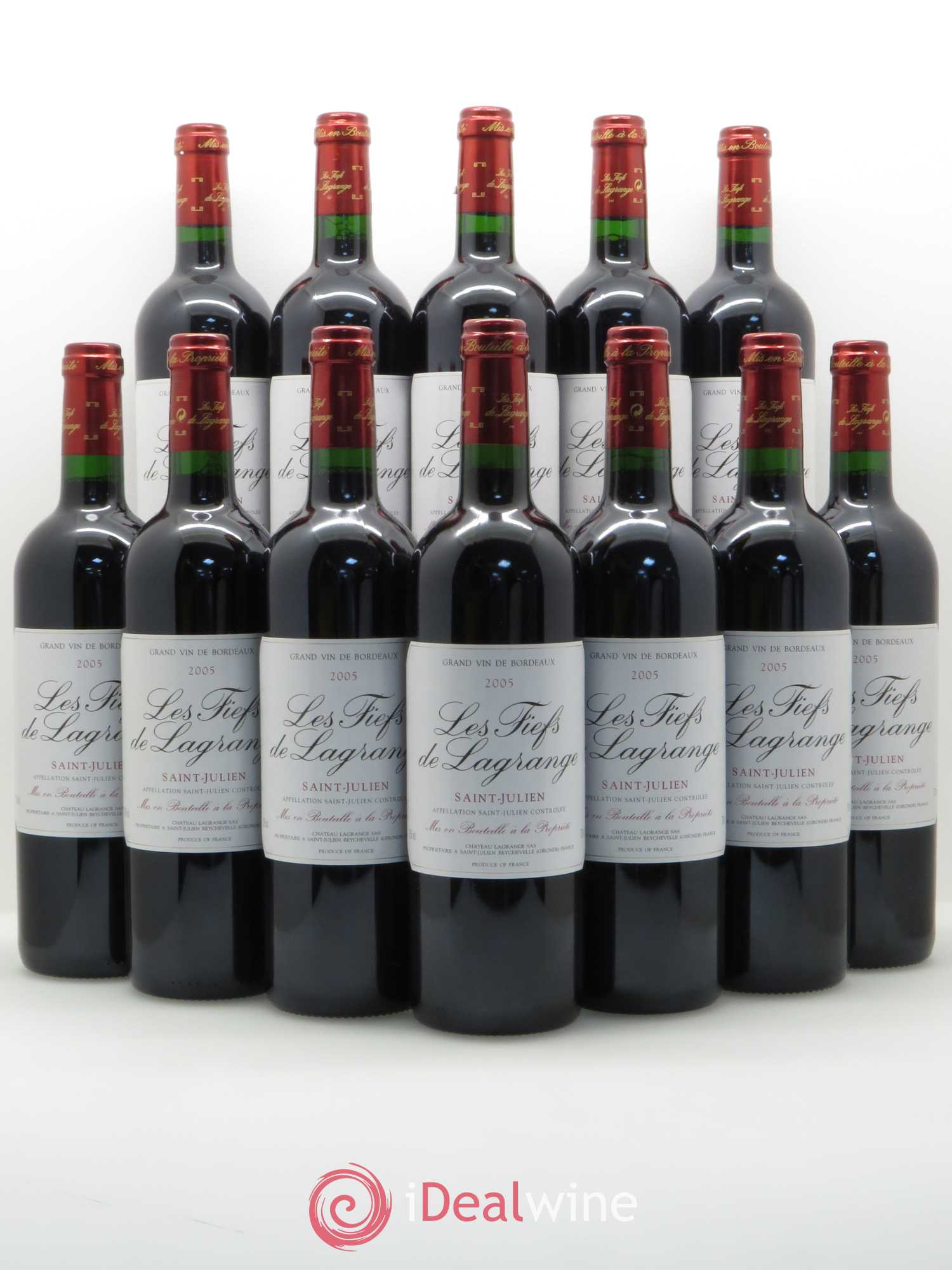 Les Fiefs de Lagrange Second Vin 2005 - Lot de 12 bouteilles - 0