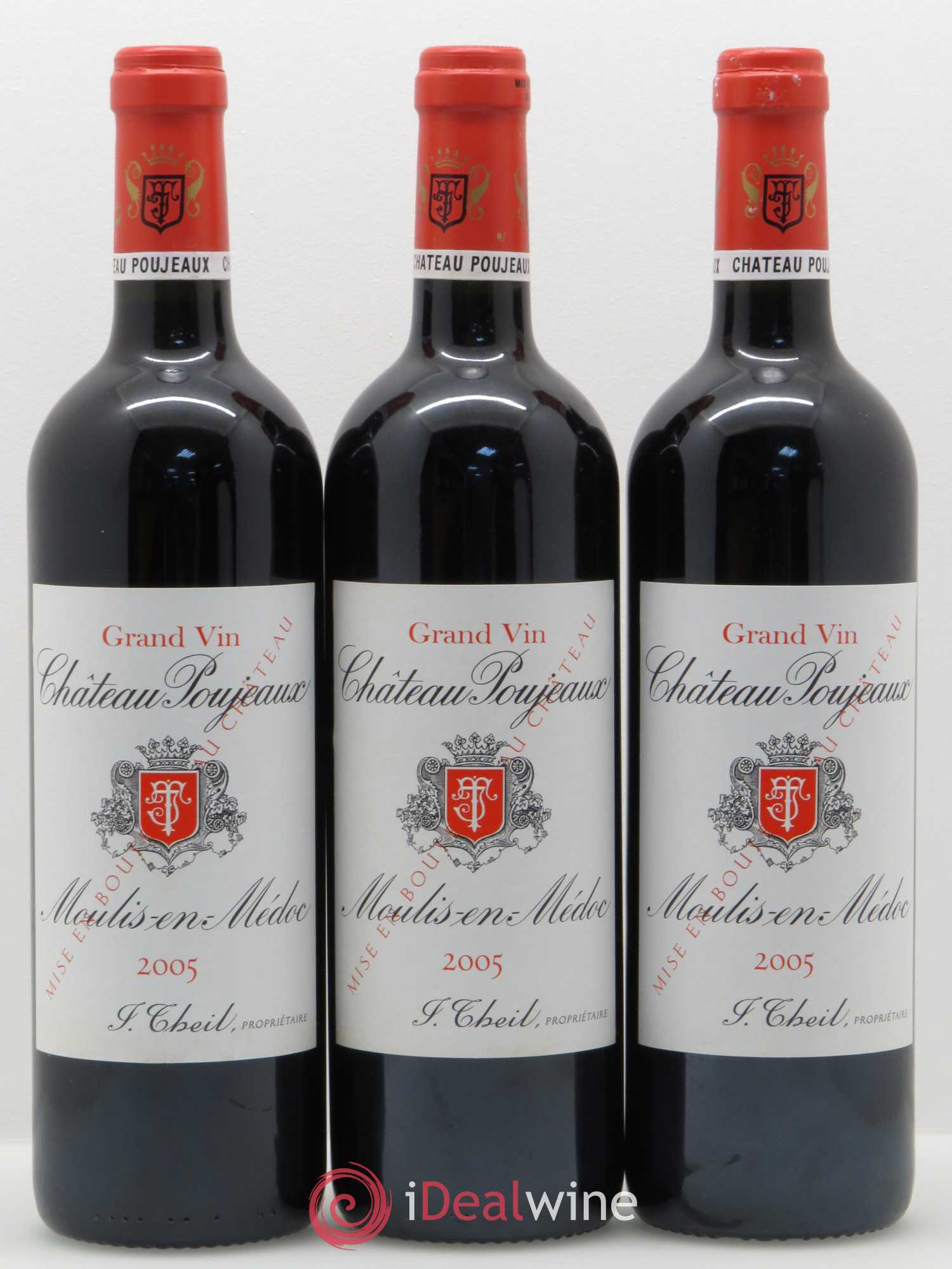 Château Poujeaux 2005 - Lot de 12 bouteilles - 2