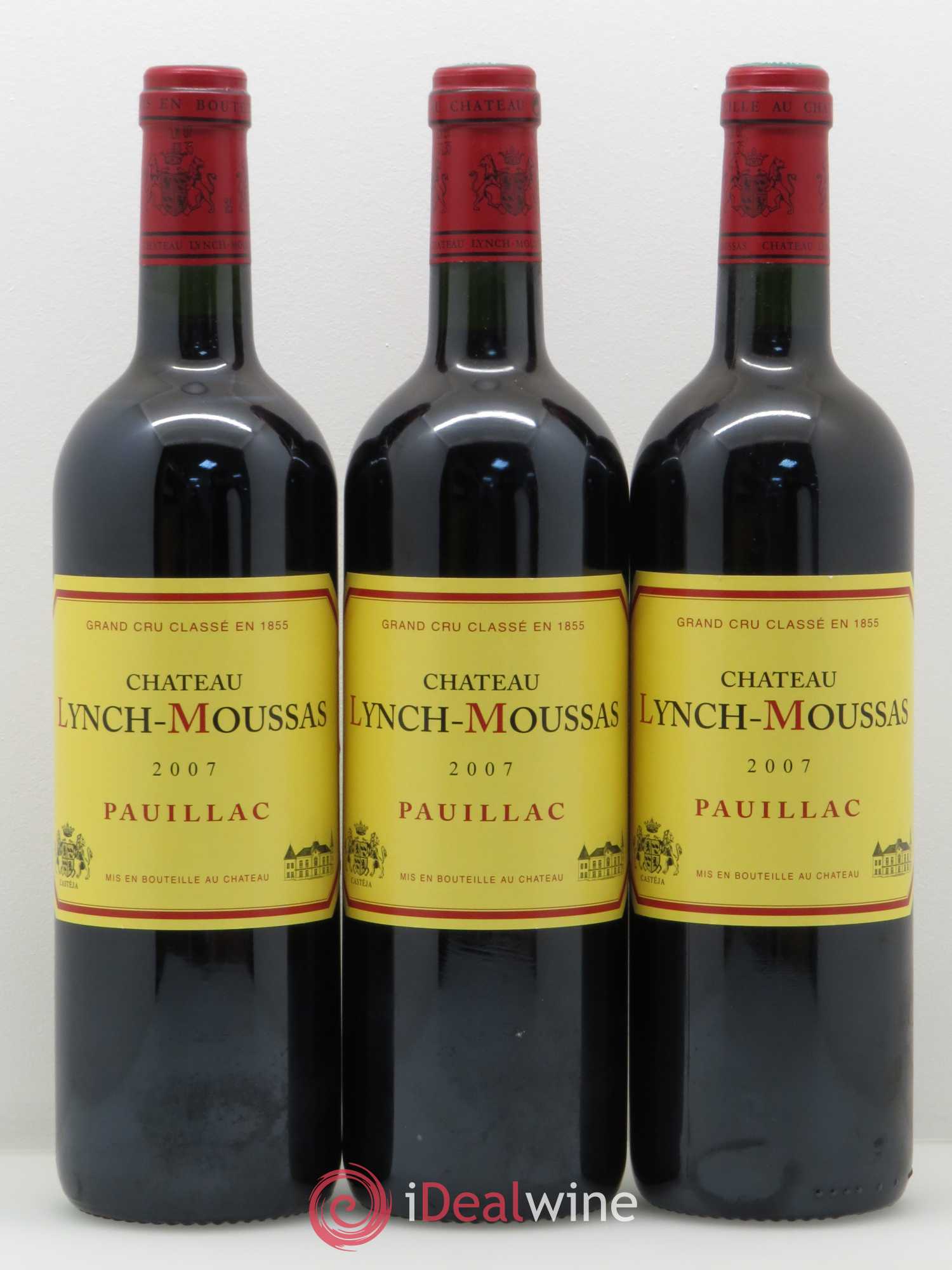 Château Lynch Moussas 5ème Grand Cru Classé 2007 - Lot de 12 bouteilles - 1