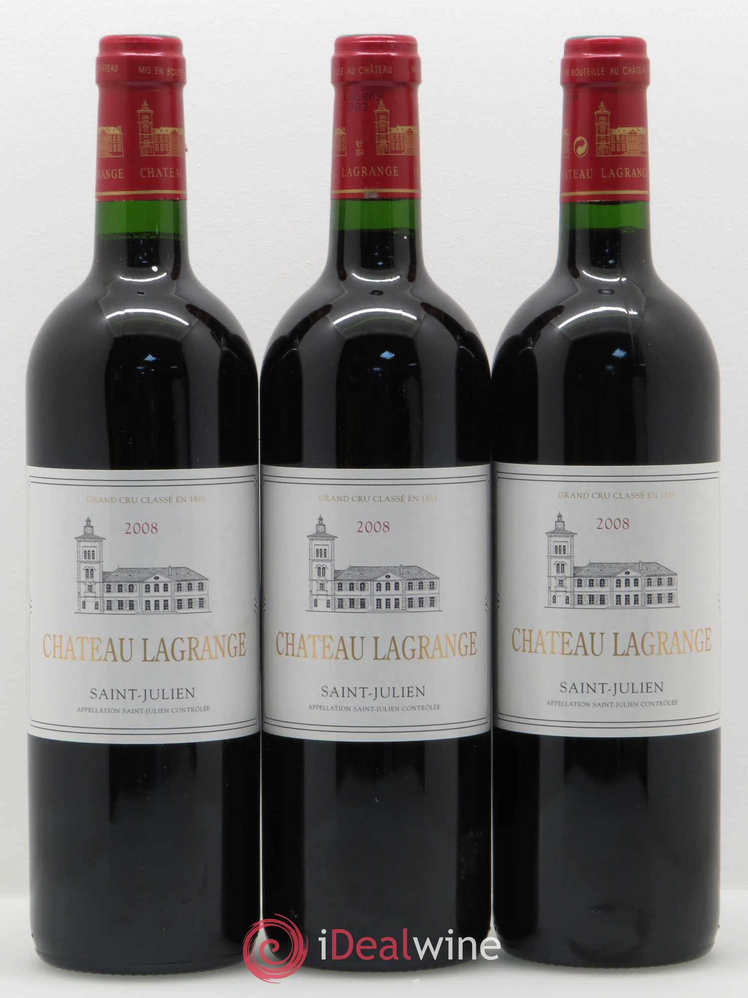 Château Lagrange 3ème Grand Cru Classé 2008 - Lot de 12 bouteilles - 1