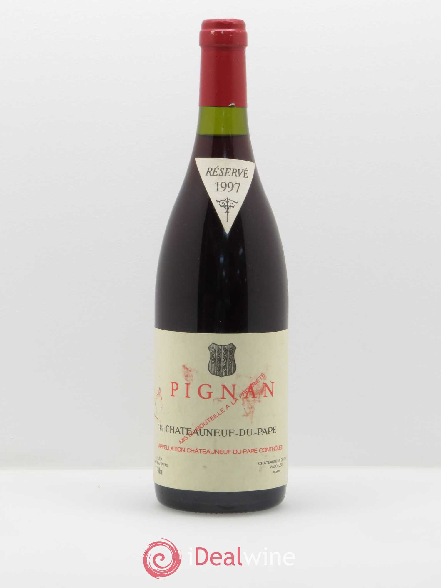 Châteauneuf-du-Pape Domaine de Pignan 1997 - Lot de 1 bouteille - 0