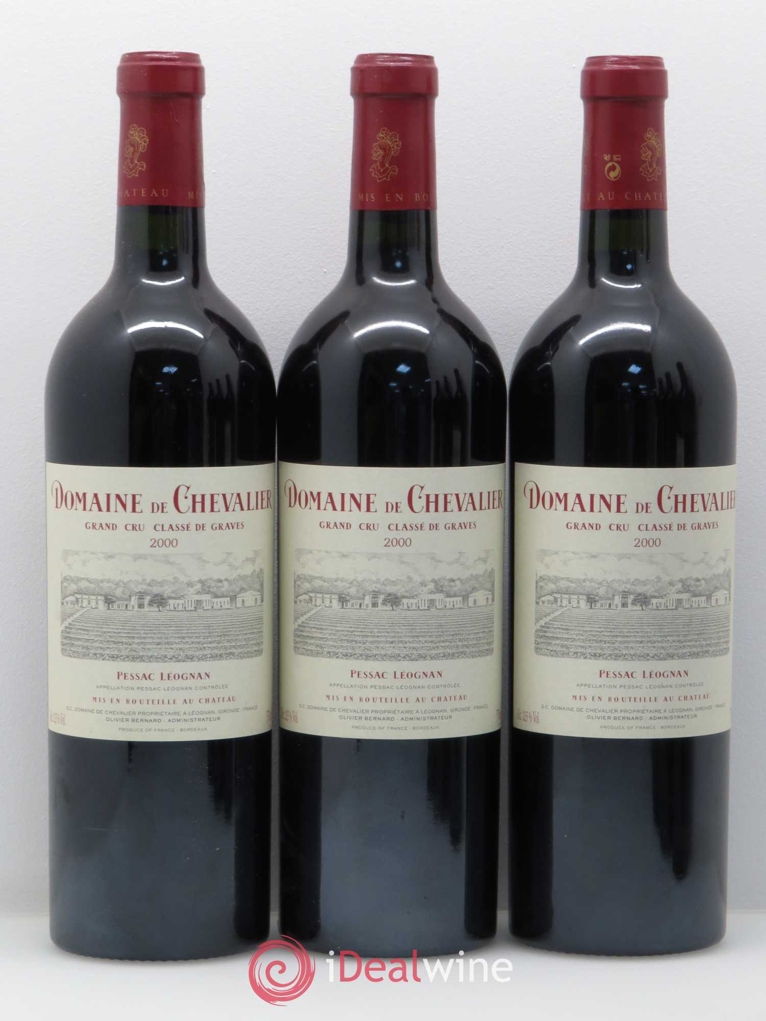 Domaine de Chevalier Cru Classé de Graves 2000 - Lot de 6 bouteilles - 2