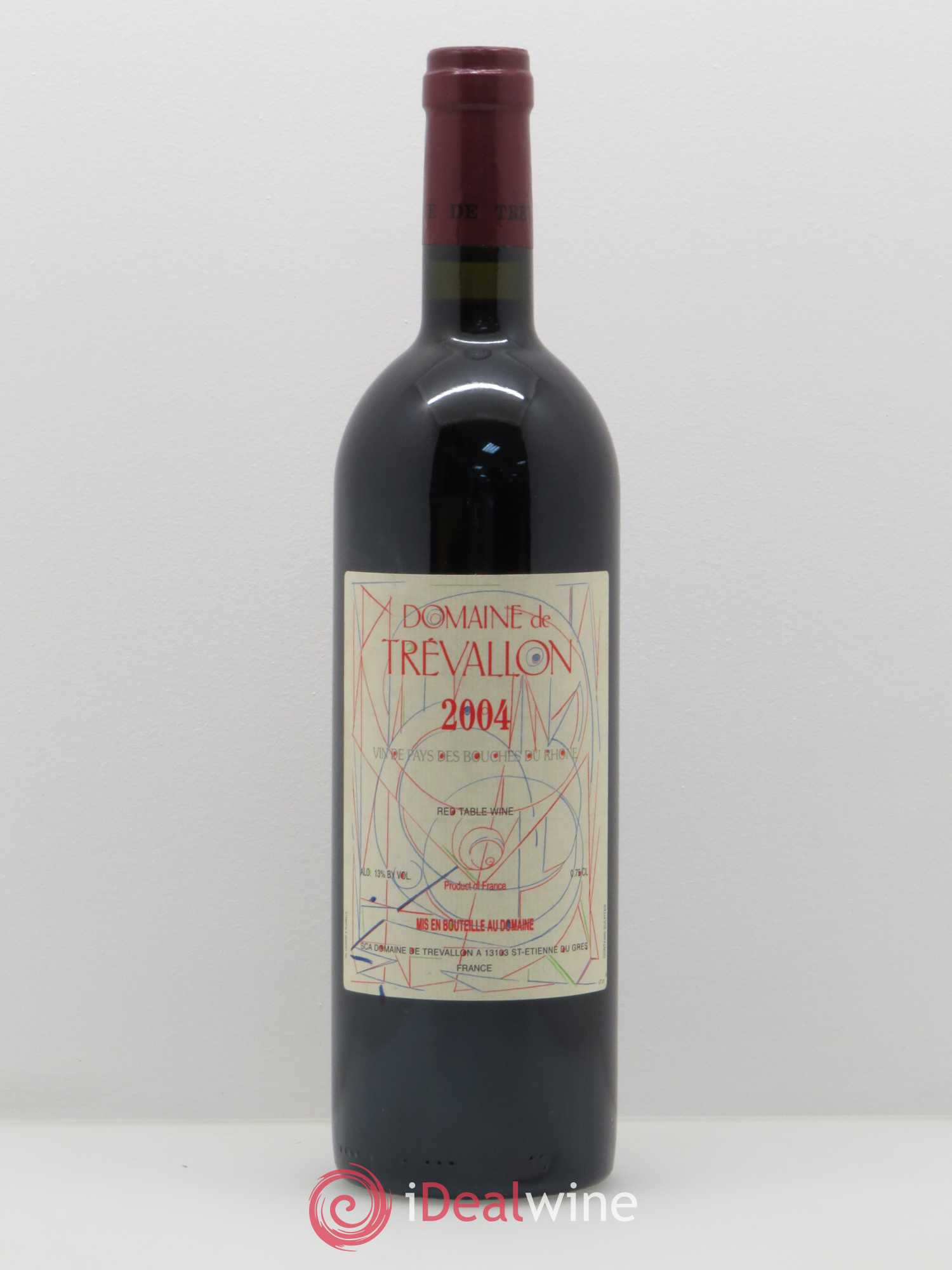 VDP Bouches du Rhône Trévallon (Domaine de) Eloi Dürrbach 2004 - Lot de 1 bouteille - 0
