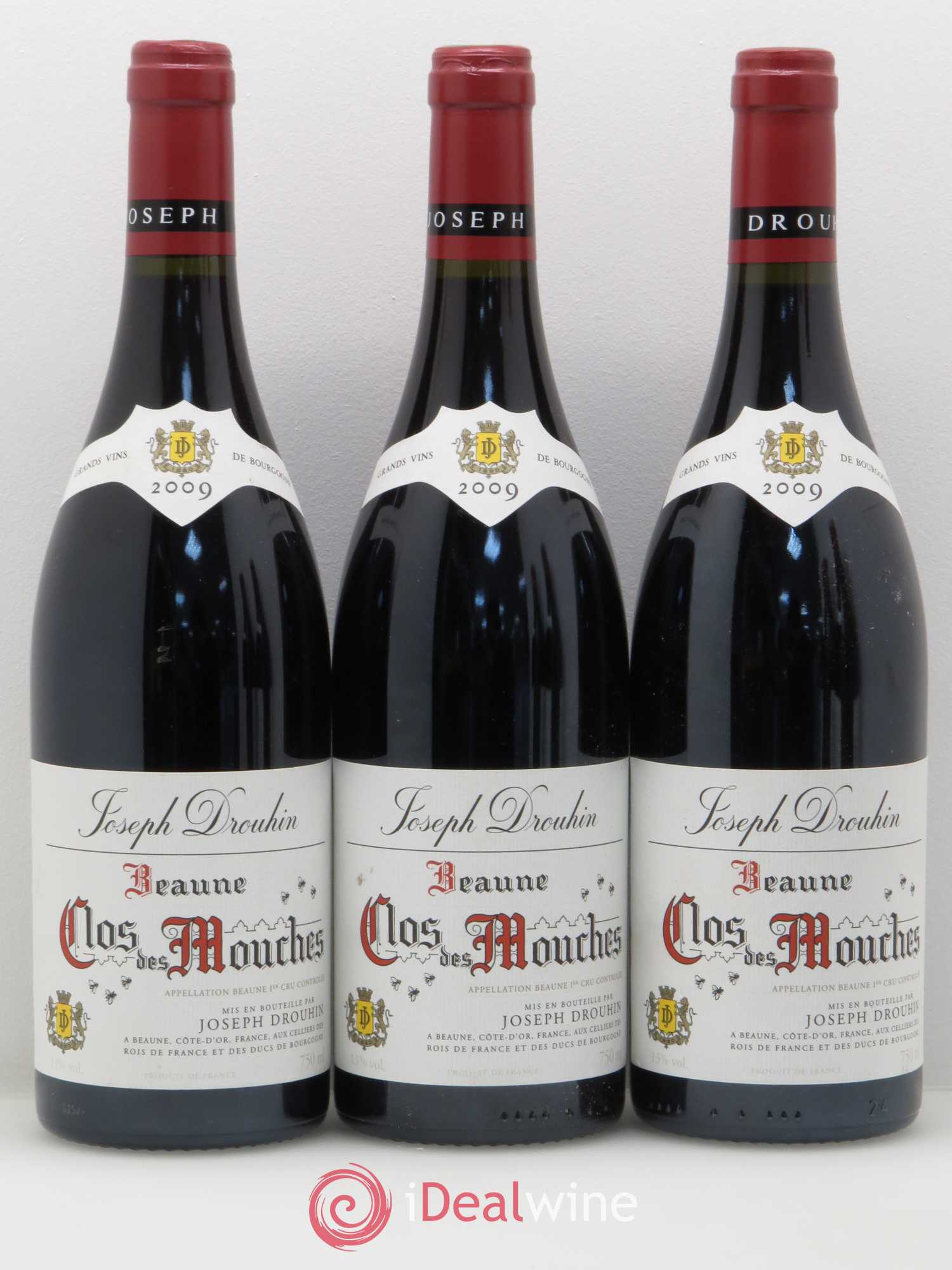 Beaune 1er Cru Clos des Mouches Joseph Drouhin 2009 - Lot de 5 bouteilles - 1