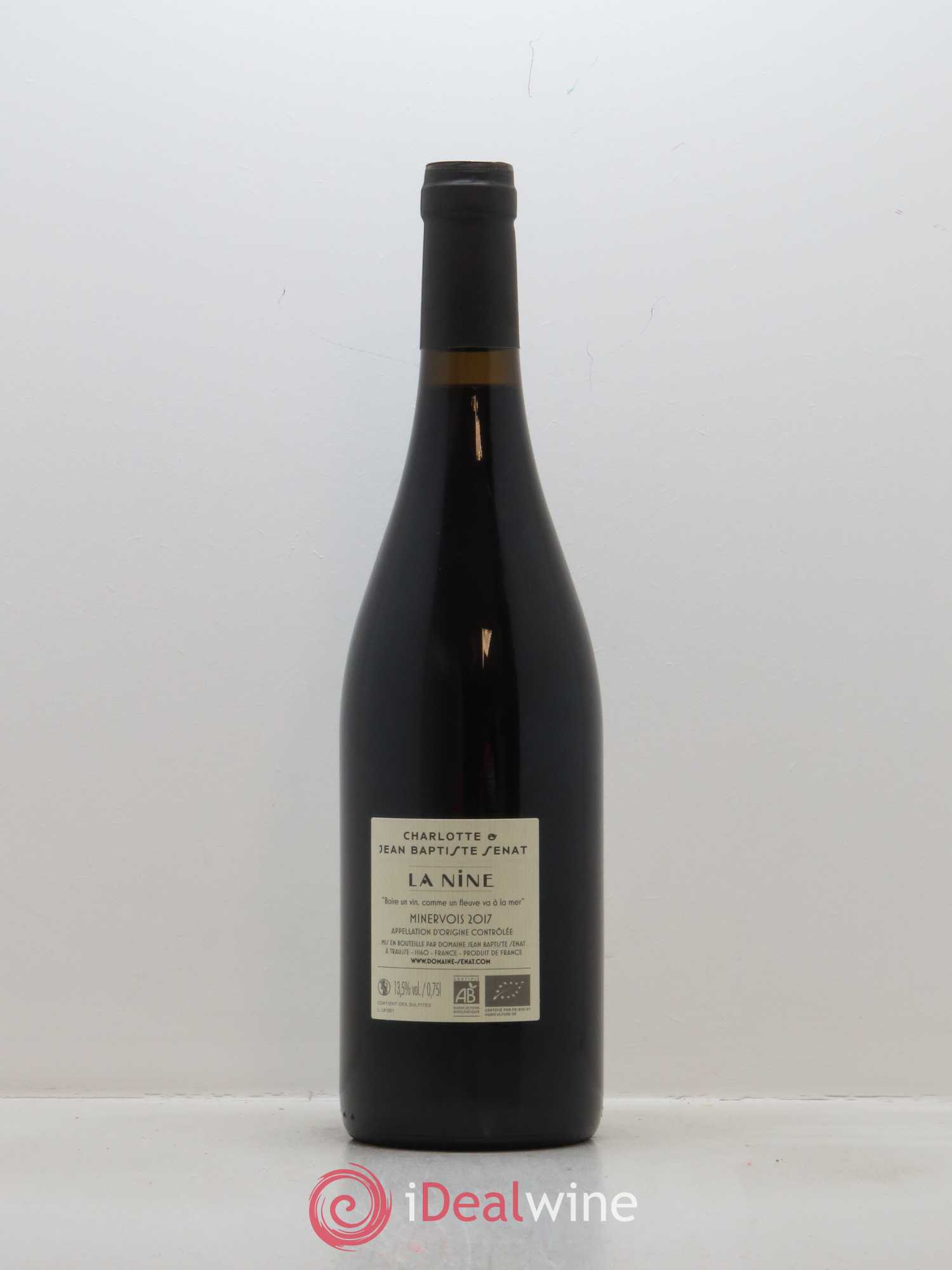 Minervois La Nine Jean-Baptiste Sénat 2017 - Lot de 1 bouteille - 1
