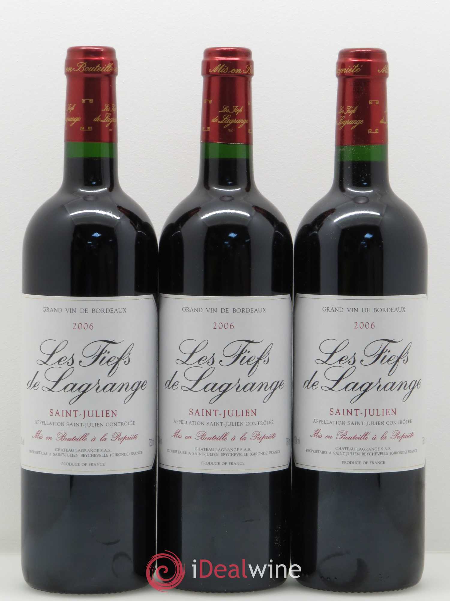 Les Fiefs de Lagrange Second Vin 2006 - Lot de 12 bouteilles - 1