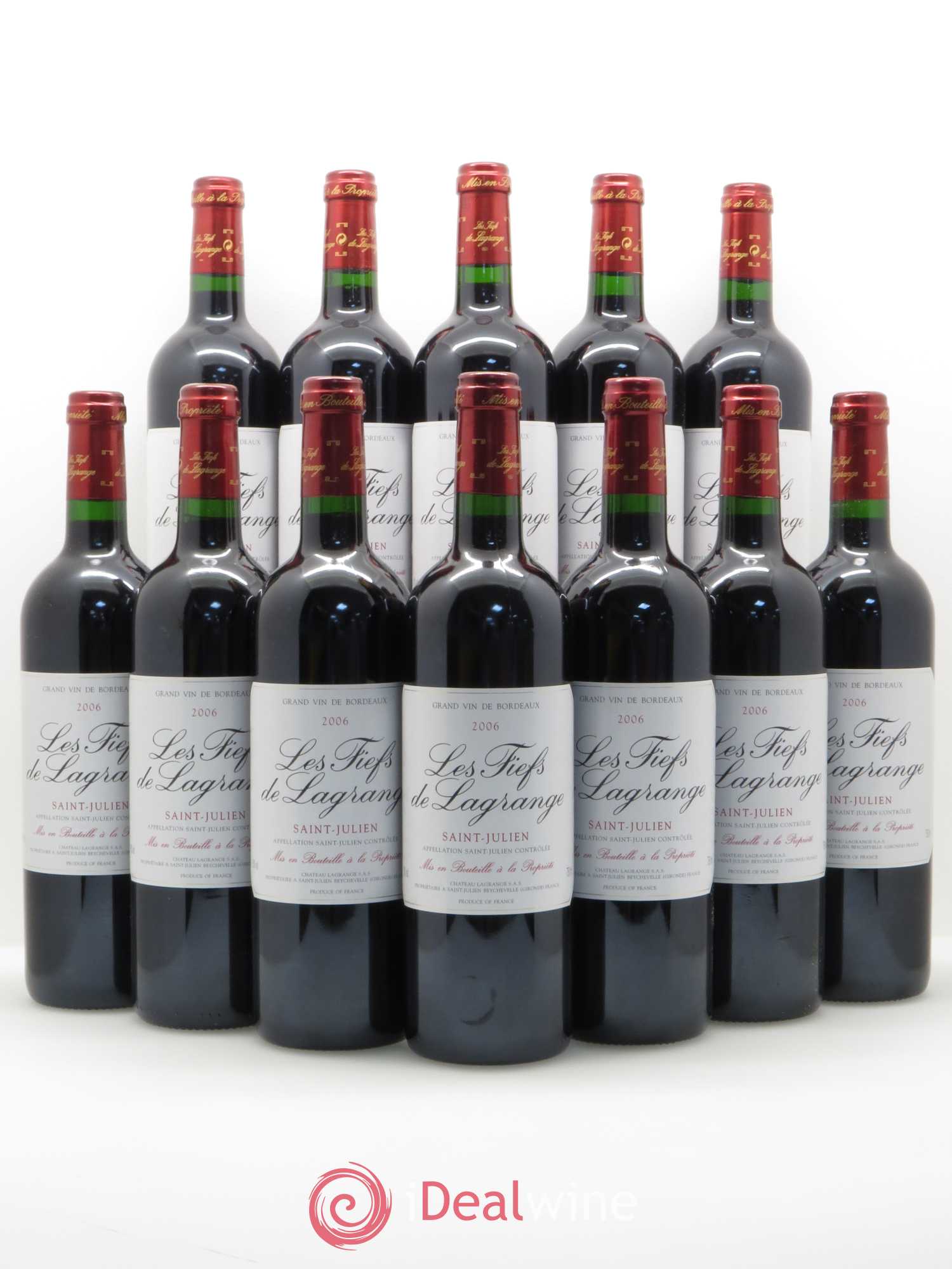 Les Fiefs de Lagrange Second Vin 2006 - Lot de 12 bouteilles - 0