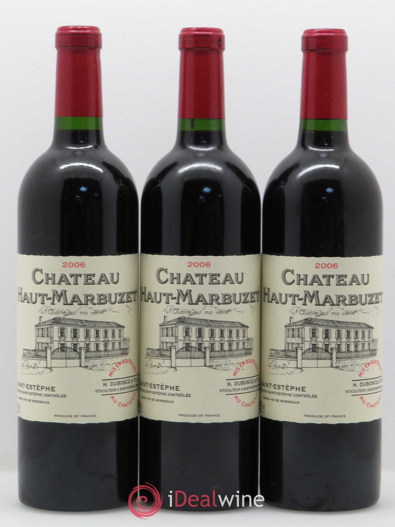 Château Haut Marbuzet 2006 - Lot de 12 bouteilles - 1