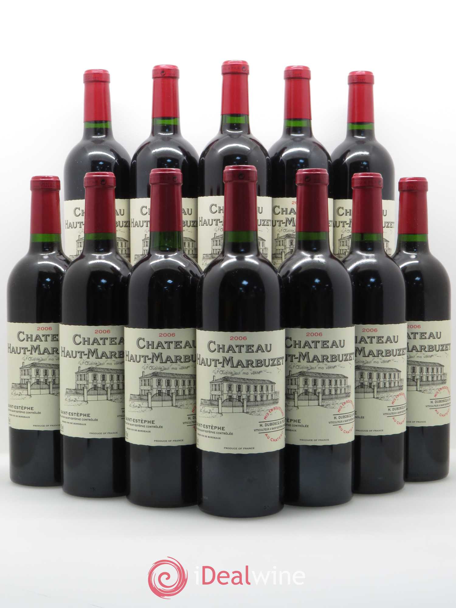 Château Haut Marbuzet 2006 - Lot de 12 bouteilles - 0
