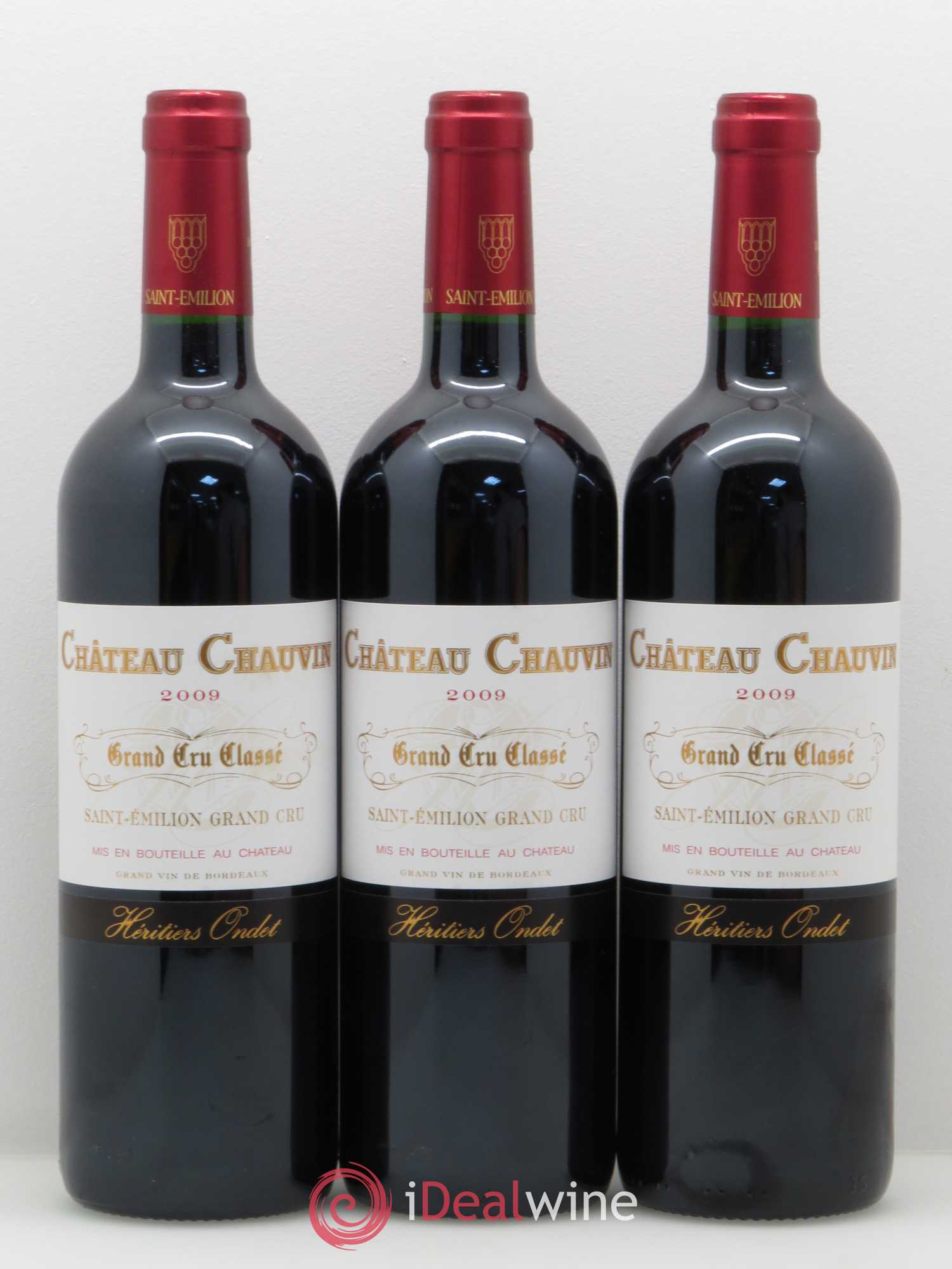 Château Chauvin Grand Cru Classé 2009 - Lot de 12 bouteilles - 1
