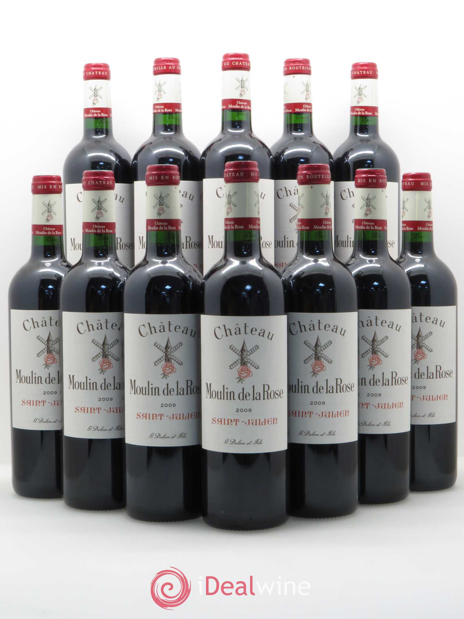 Château Moulin de la Rose Cru Bourgeois 2009 - Lot de 12 bouteilles - 0