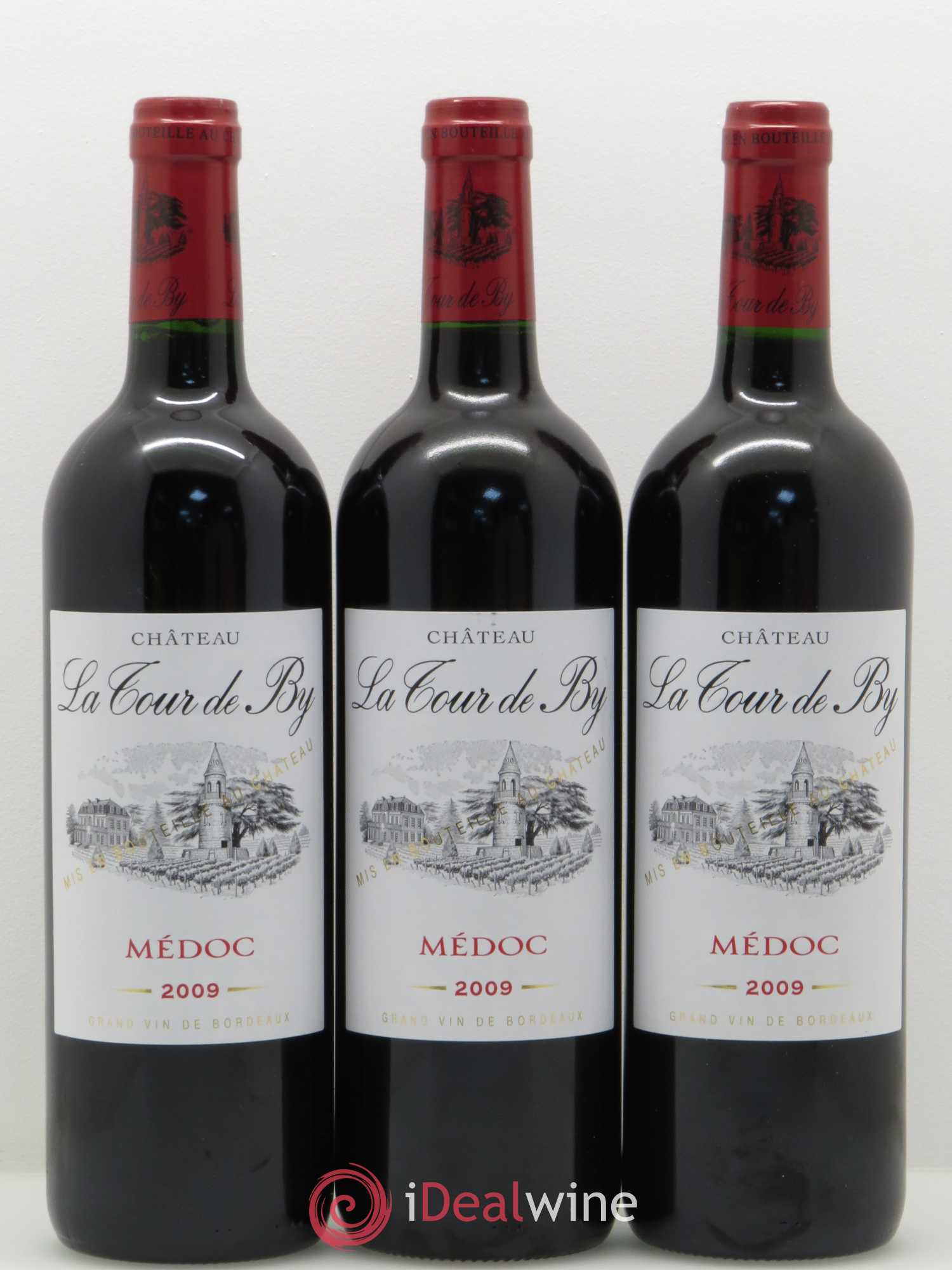 Château La Tour de By Cru Bourgeois 2009 - Lot de 9 bouteilles - 1
