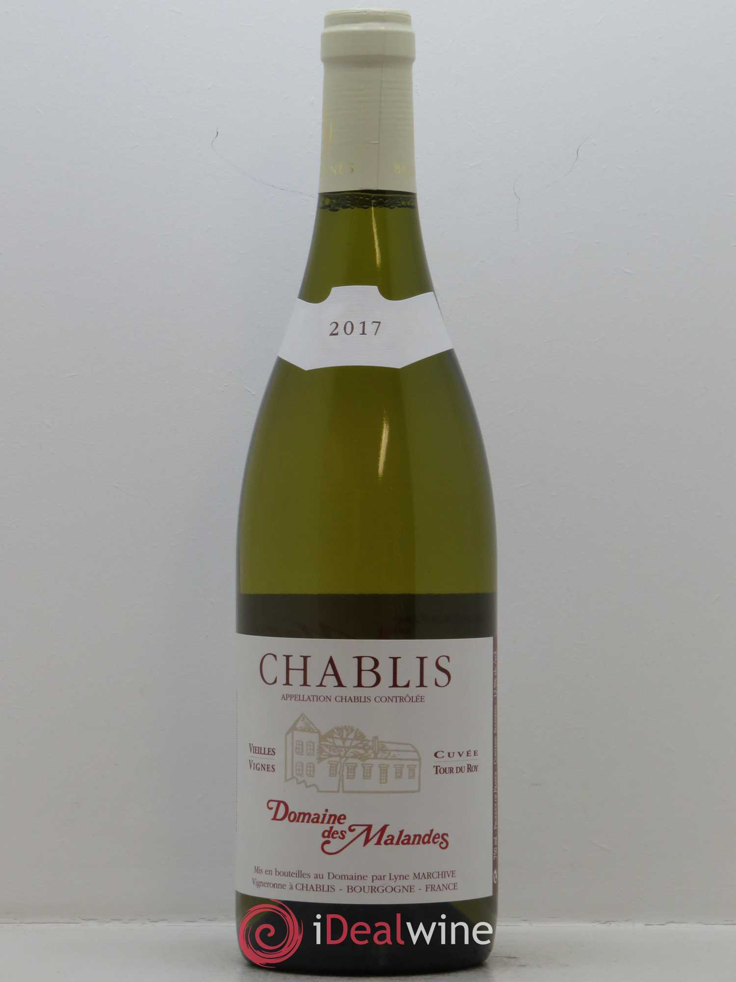 Chablis Tour du Roy Domaine des Malandes 2017 - Lot de 1 bouteille - 0