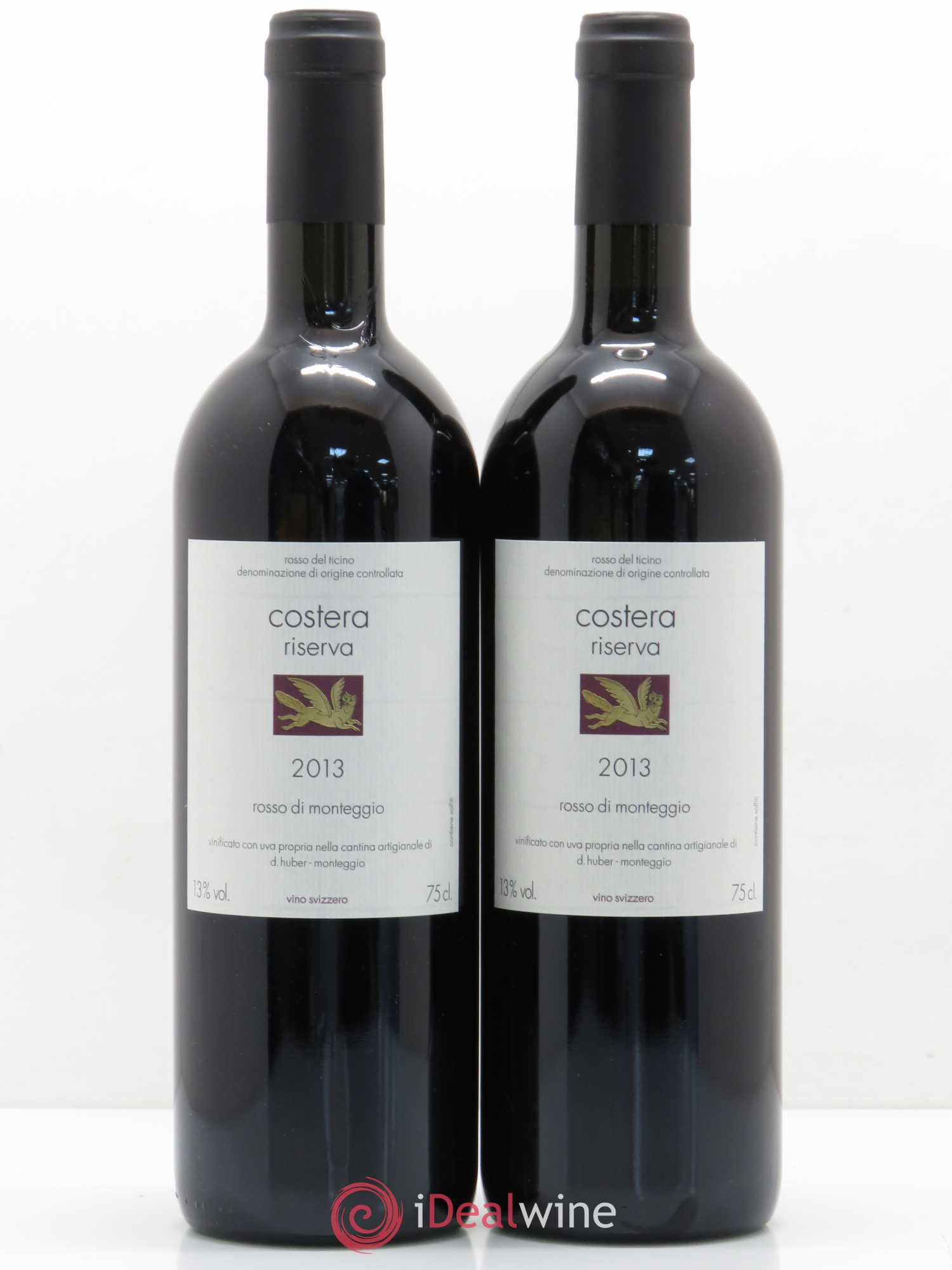 Divers Rosso del ticino Costera Riserva Daniel Huber 2013 - Posten von 2 Flaschen - 0