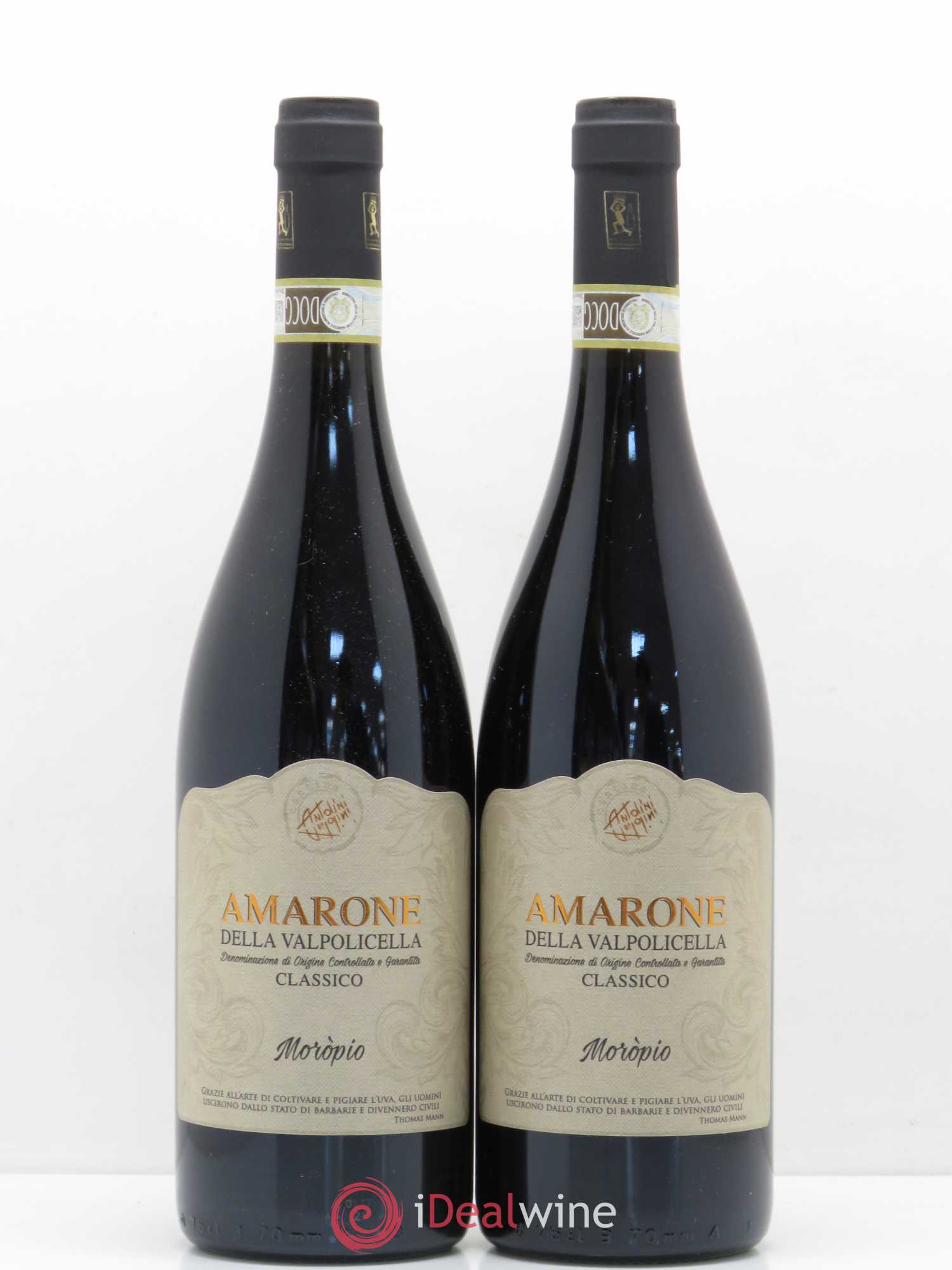 Amarone della Valpolicella DOC Classico Moropio Antolini 2014 - Posten von 2 Flaschen - 0