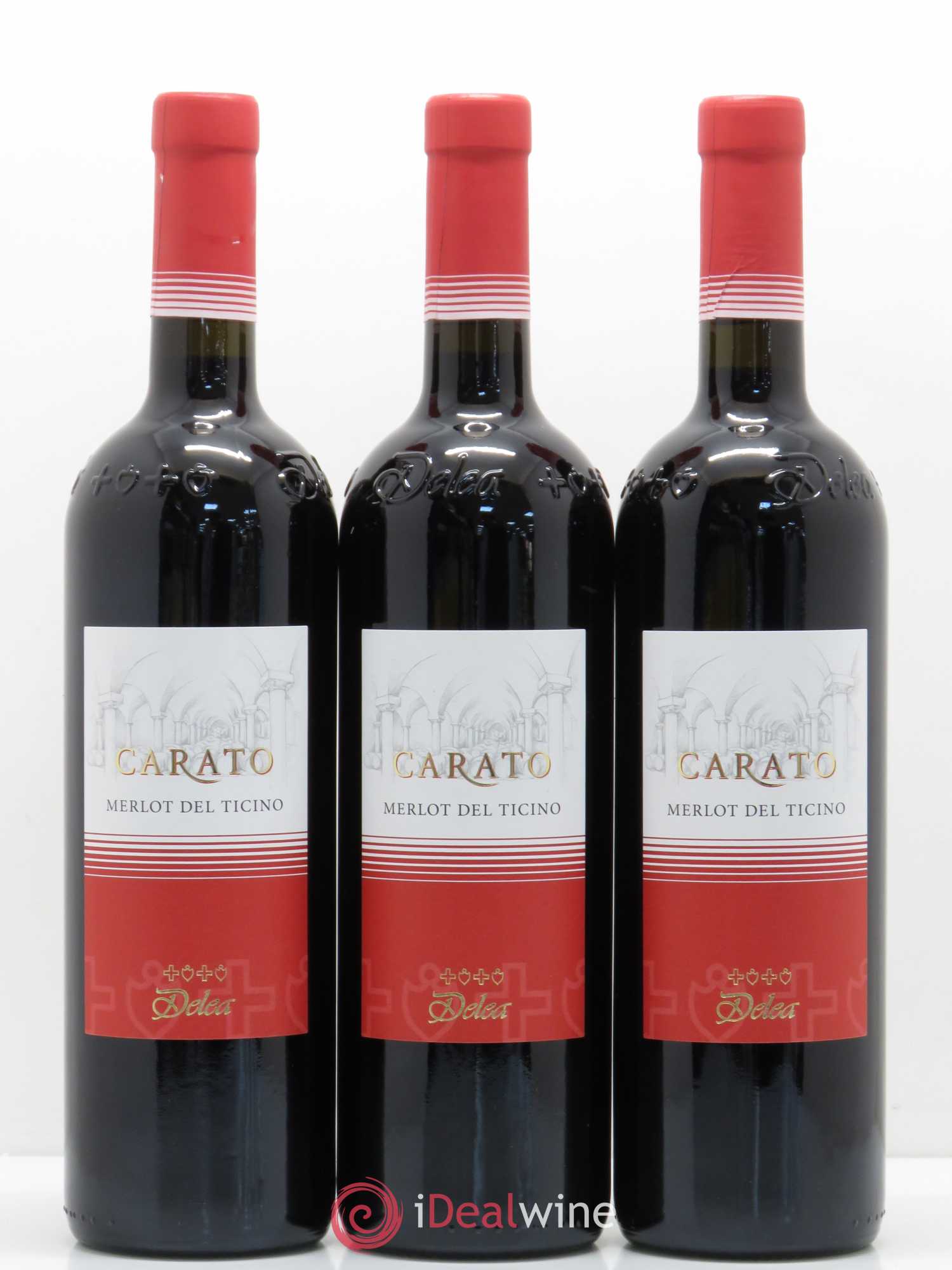 Vins Etrangers Suisse Merlot del Ticino Carato Delea 2015 - Posten von 12 Flaschen - 1