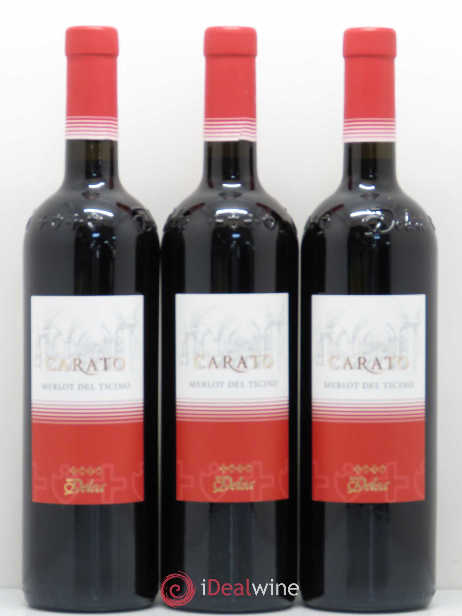 Vins Etrangers Suisse Merlot del Ticino Carato Delea 2015 - Posten von 12 Flaschen - 7