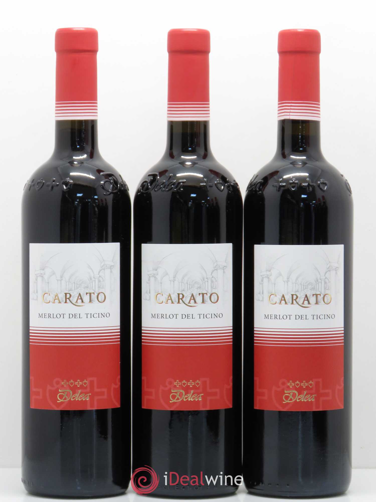 Vins Etrangers Suisse Merlot del Ticino Carato Delea 2015 - Posten von 6 Flaschen - 1