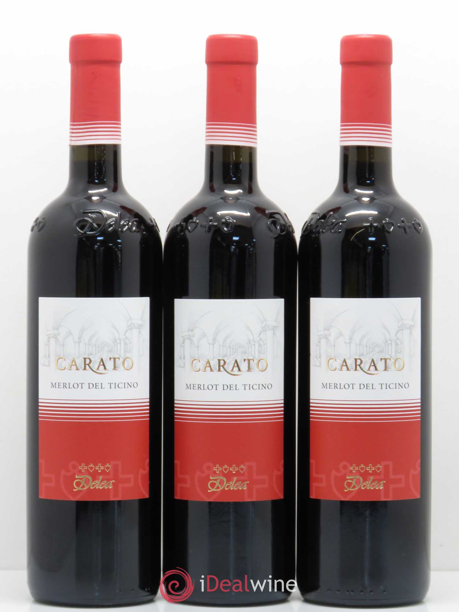 Vins Etrangers Suisse Merlot del Ticino Carato Delea 2015 - Posten von 3 Flaschen - 0