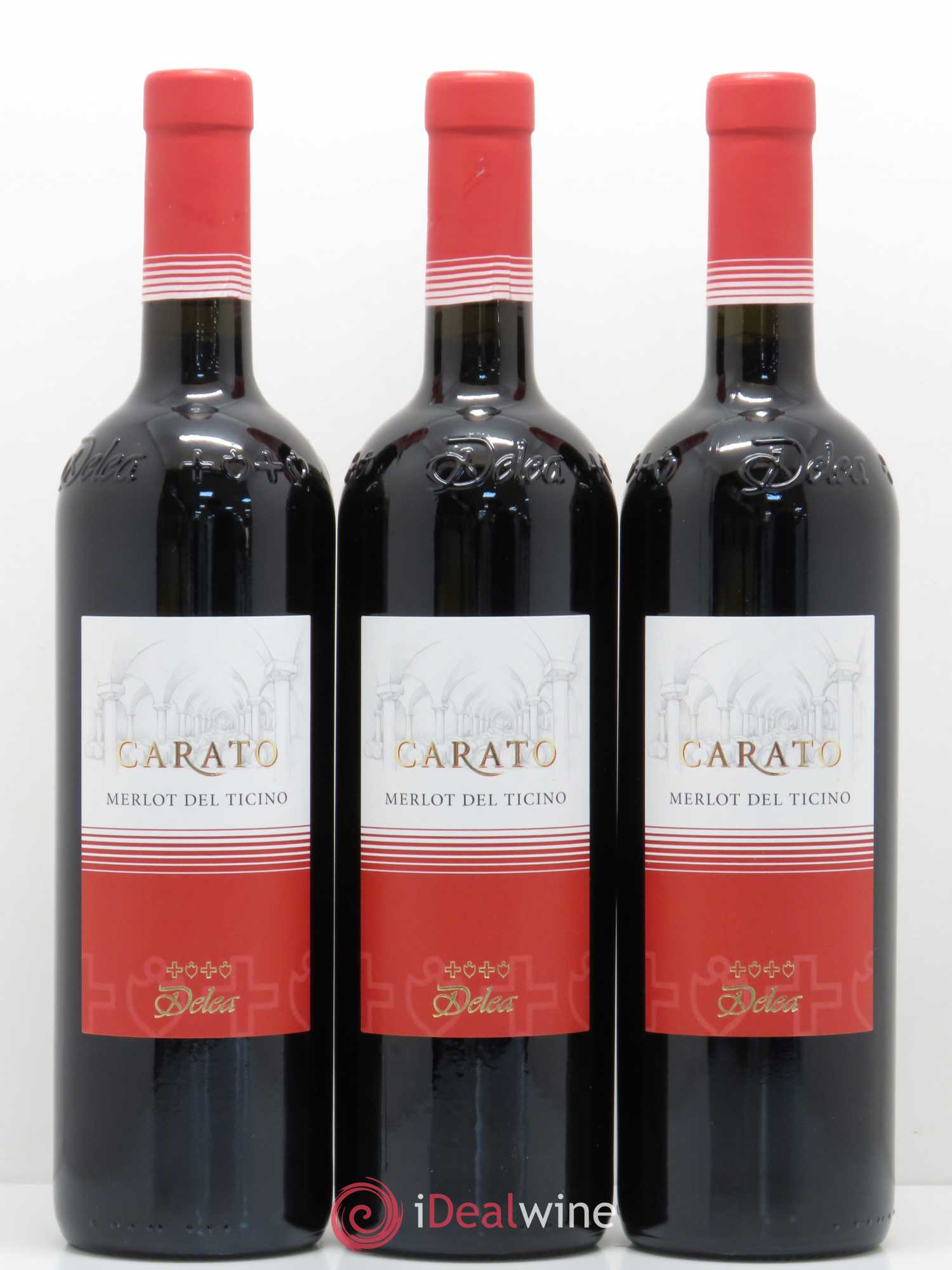 Vins Etrangers Suisse Merlot del Ticino Carato Delea 2015 - Posten von 3 Flaschen - 0