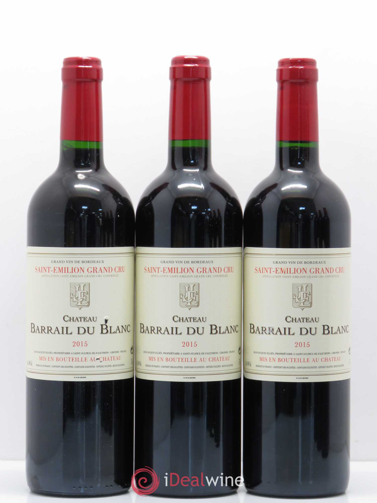 Saint-Émilion Château Barrail du Blanc 2015 - Posten von 6 Flaschen - 1