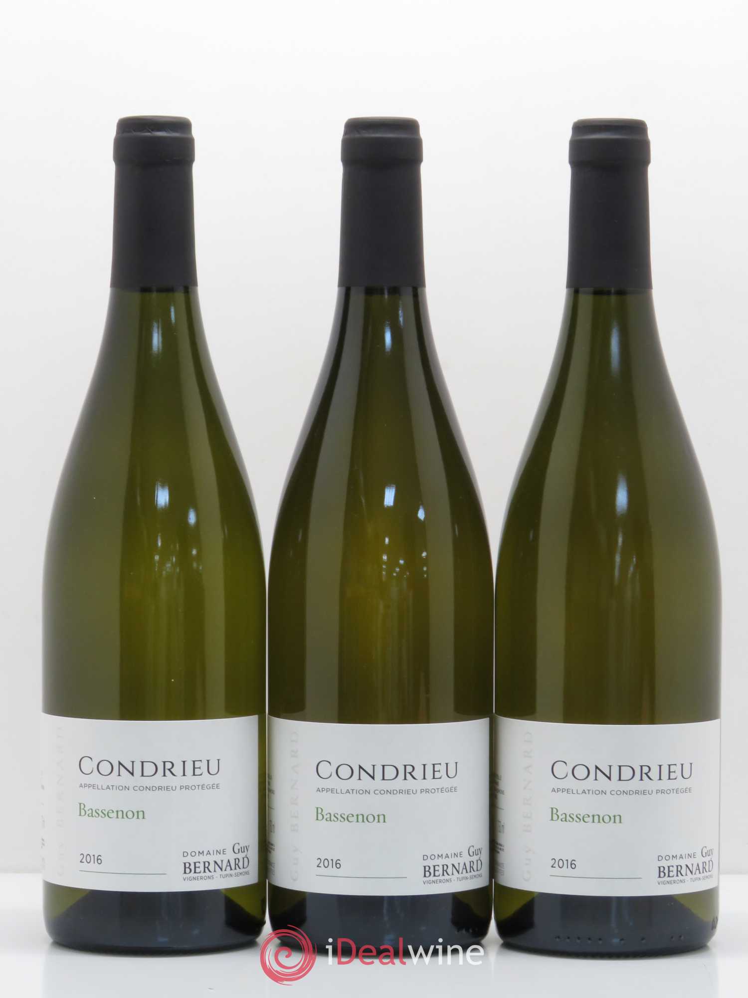 Condrieu Bassenon Guy Bernard 2016 - Posten von 12 Flaschen - 2