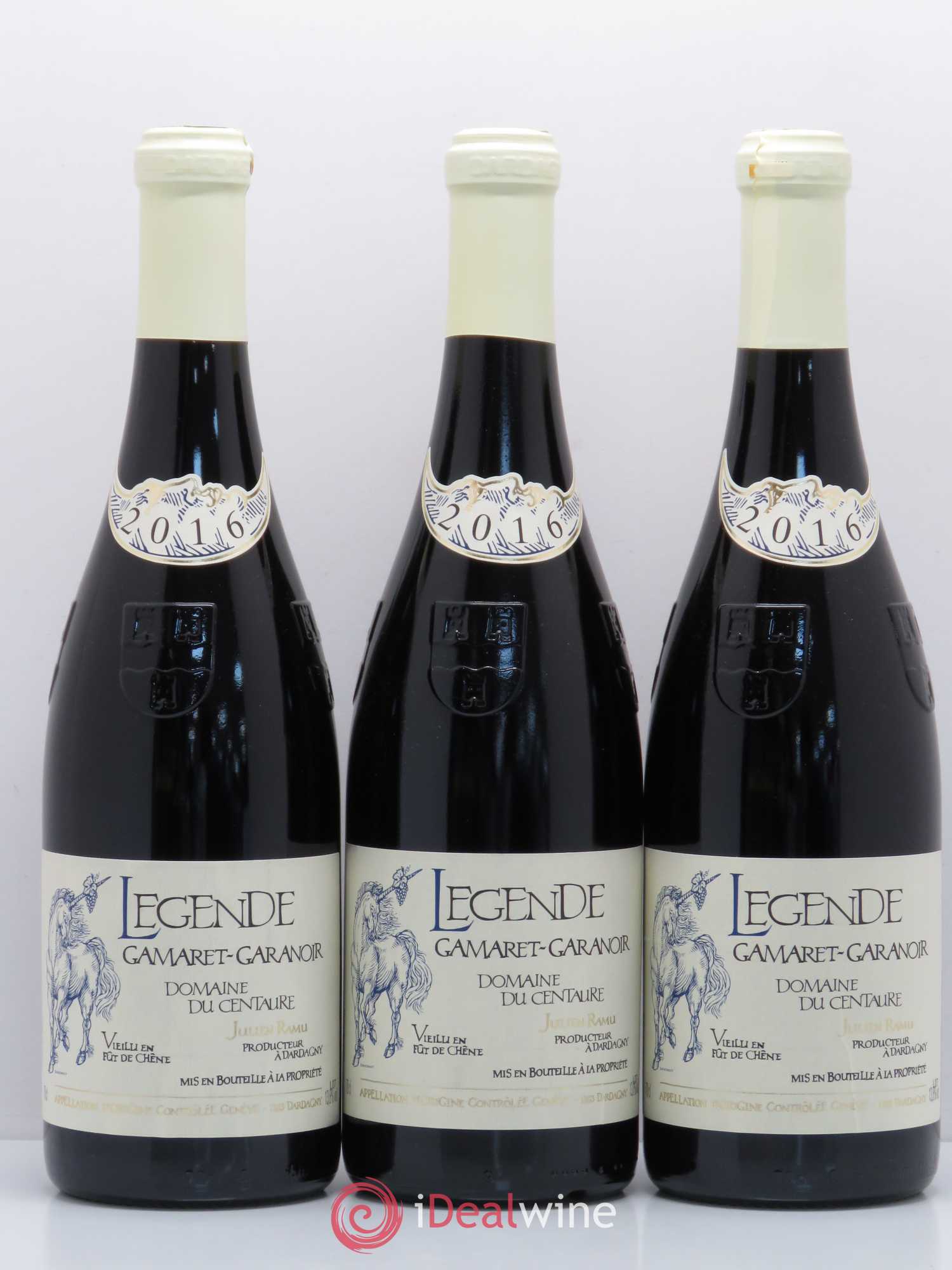 Divers Légende Domaine Centaure 2016 - Lot de 3 bouteilles - 0