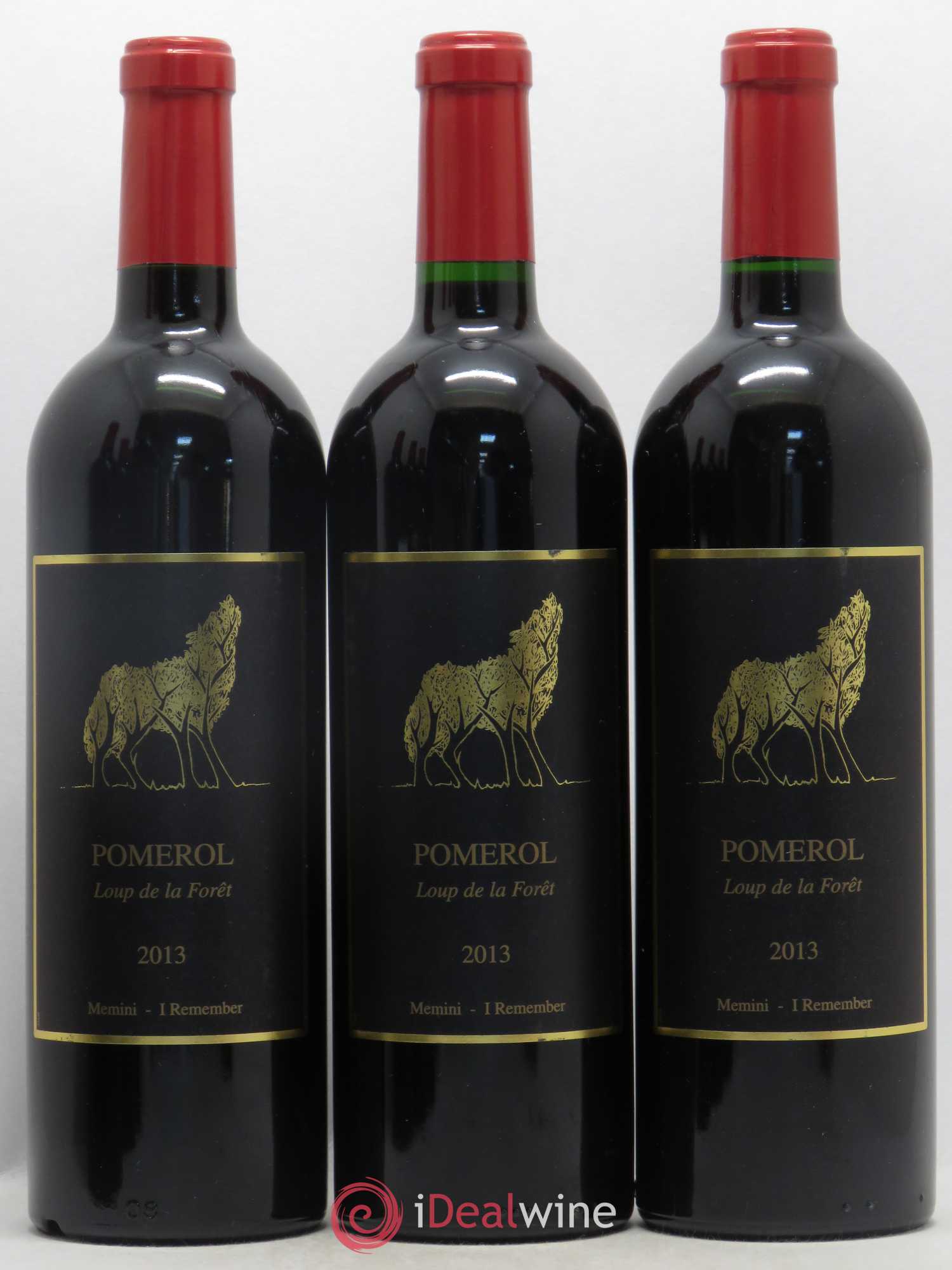 Pomerol Chateau Du Loup De La Forêt (sans prix de réserve) 2013 - Posten von 3 Flaschen - 0