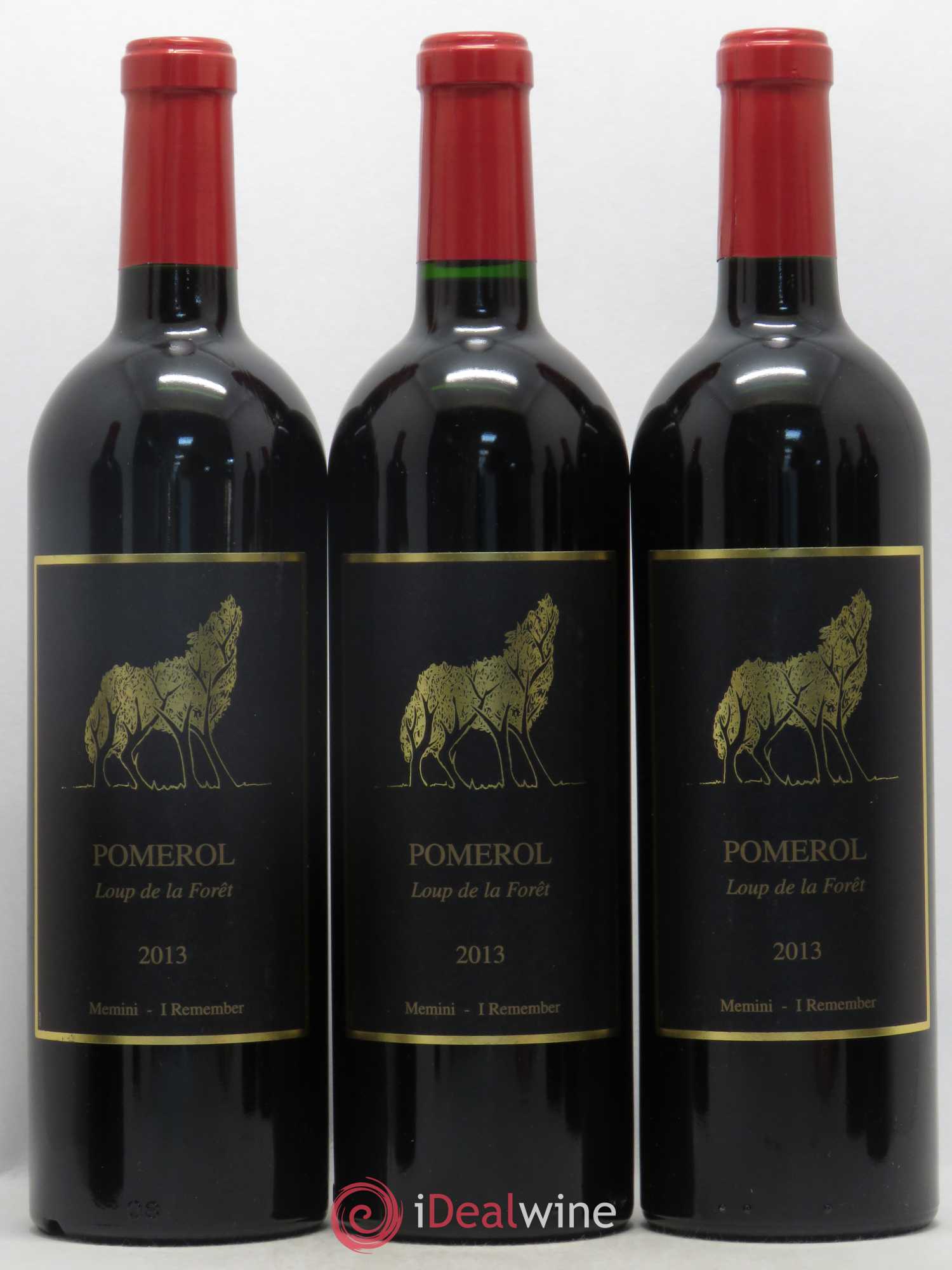 Pomerol Chateau Du Loup De La Forêt (sans prix de réserve) 2013 - Posten von 3 Flaschen - 0