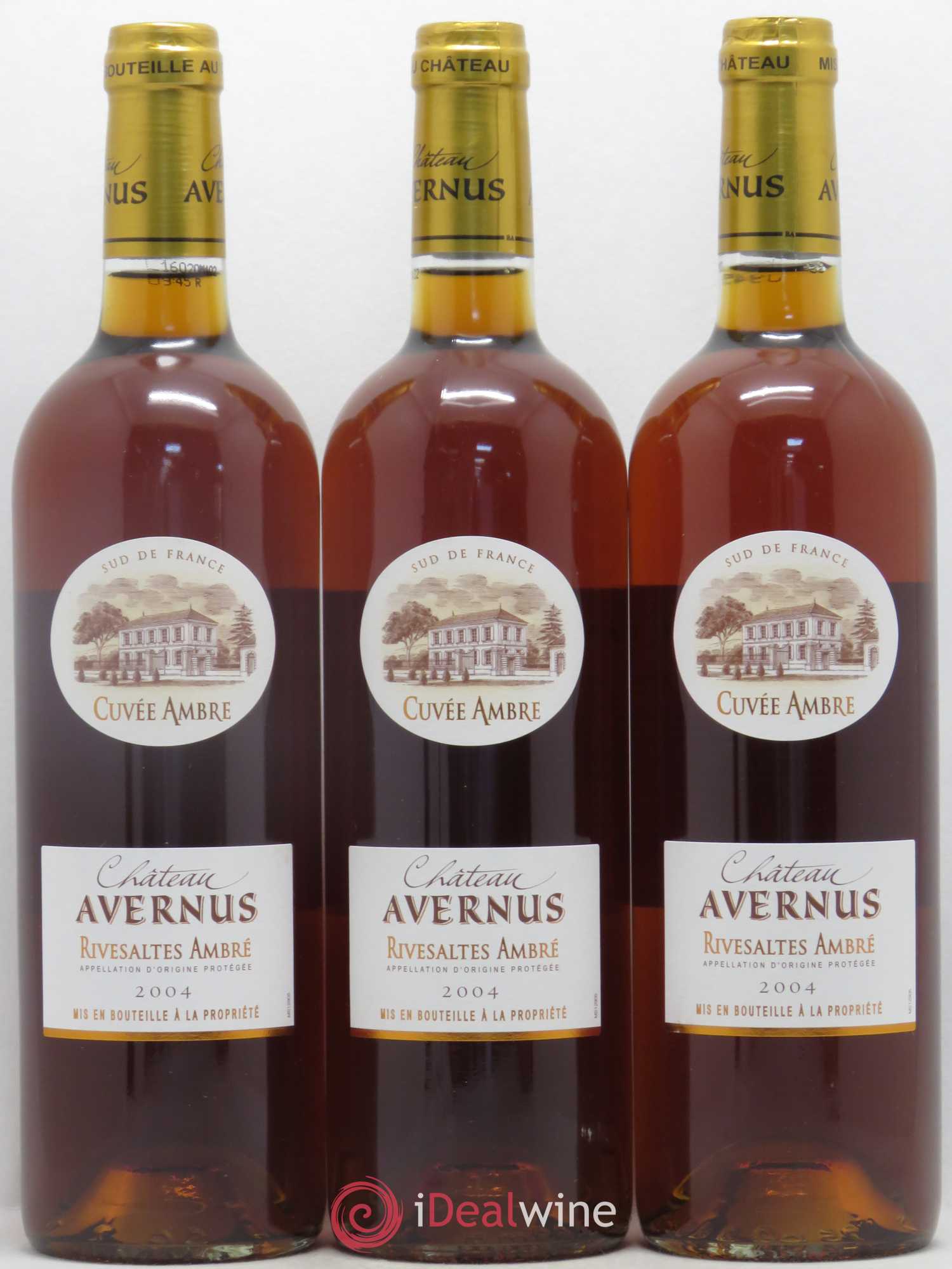 Rivesaltes Cuvée Ambre Château Avernus 2004 - Posten von 3 Flaschen - 0