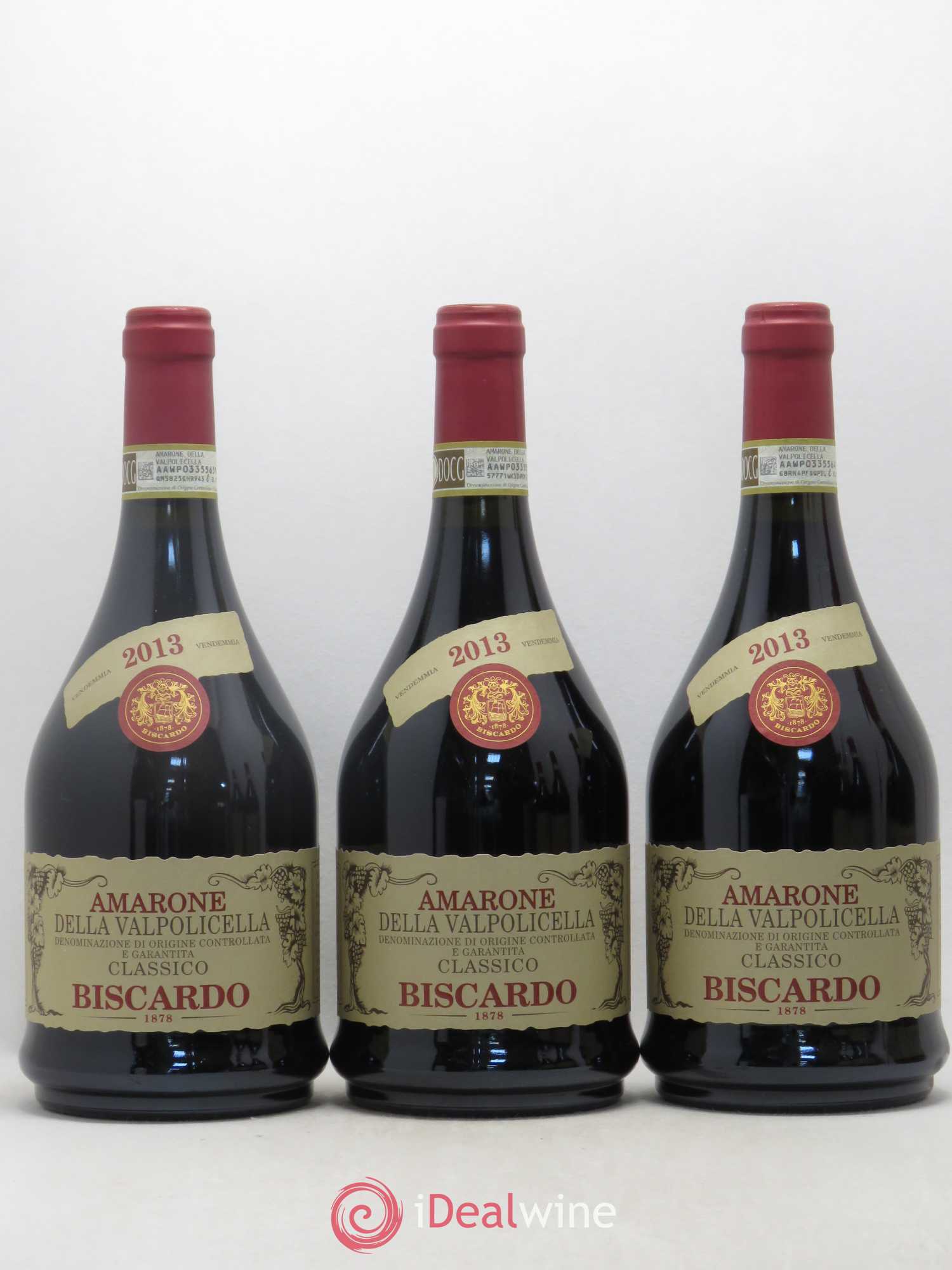 Italie Amarone della Valpolicella Classico Biscardo 2013 - Posten von 6 Flaschen - 1