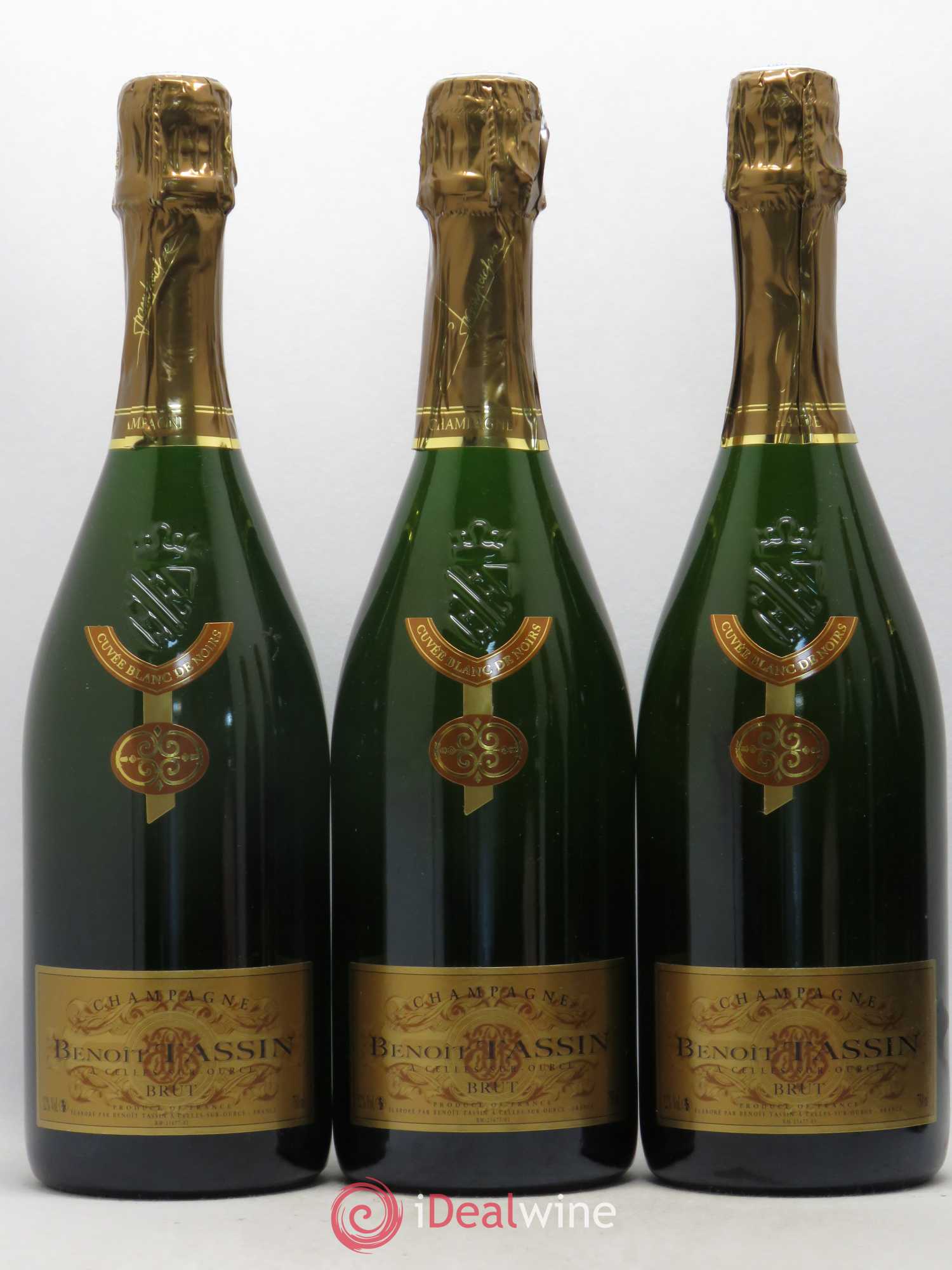 Champagne Benoit Tassin Blanc de Noirs - Lot de 6 bouteilles - 1