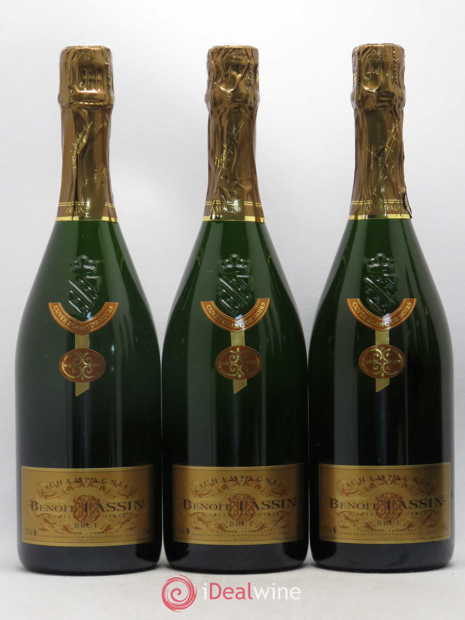 Champagne Benoit Tassin Blanc de Noirs - Posten von 6 Flaschen - 1