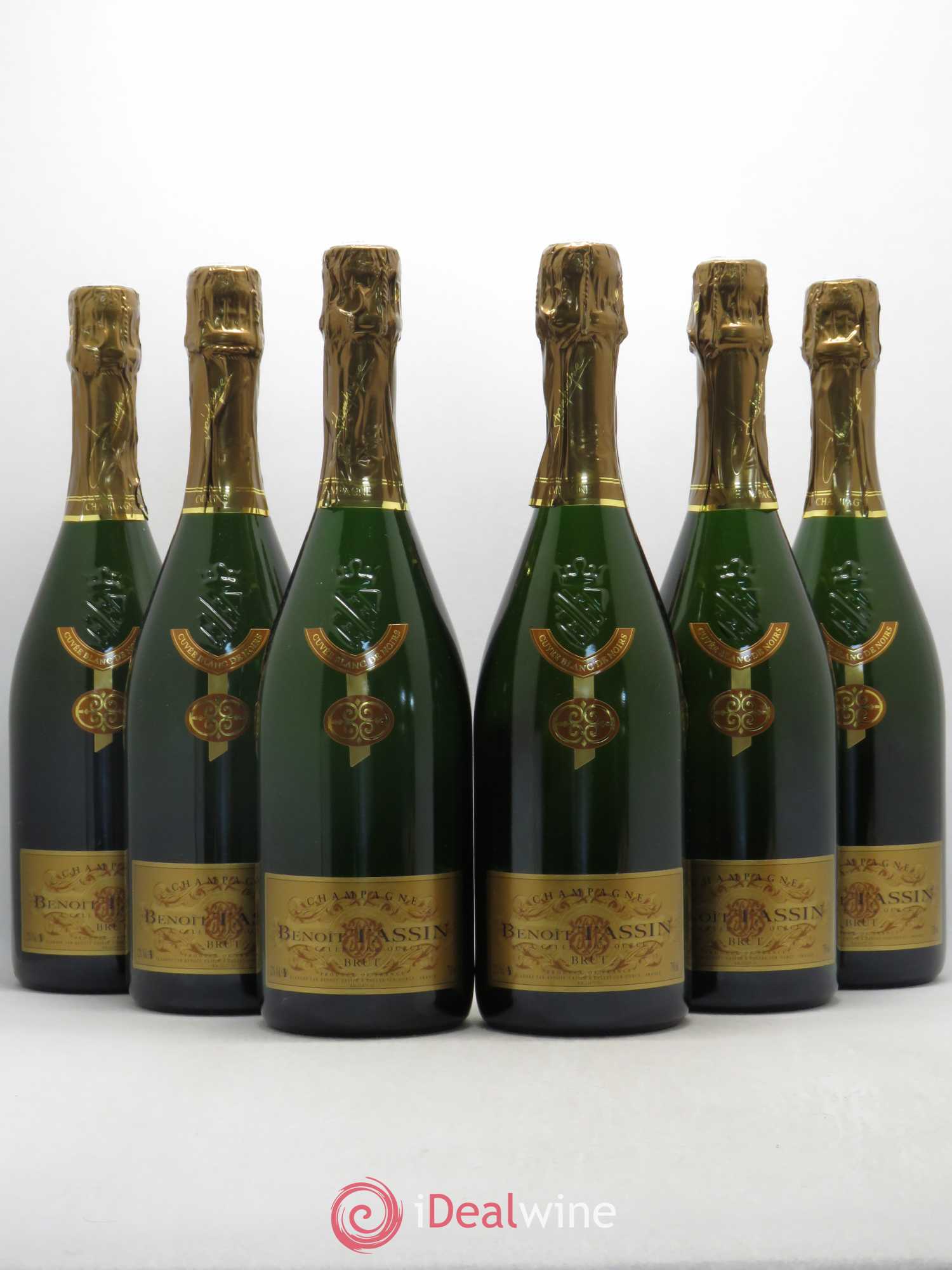 Champagne Benoit Tassin Blanc de Noirs - Posten von 6 Flaschen - 0