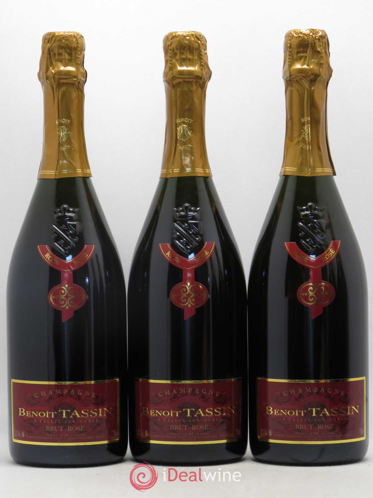 Champagne - Benoit Tassin Rosé - Lot de 5 bouteilles - 1