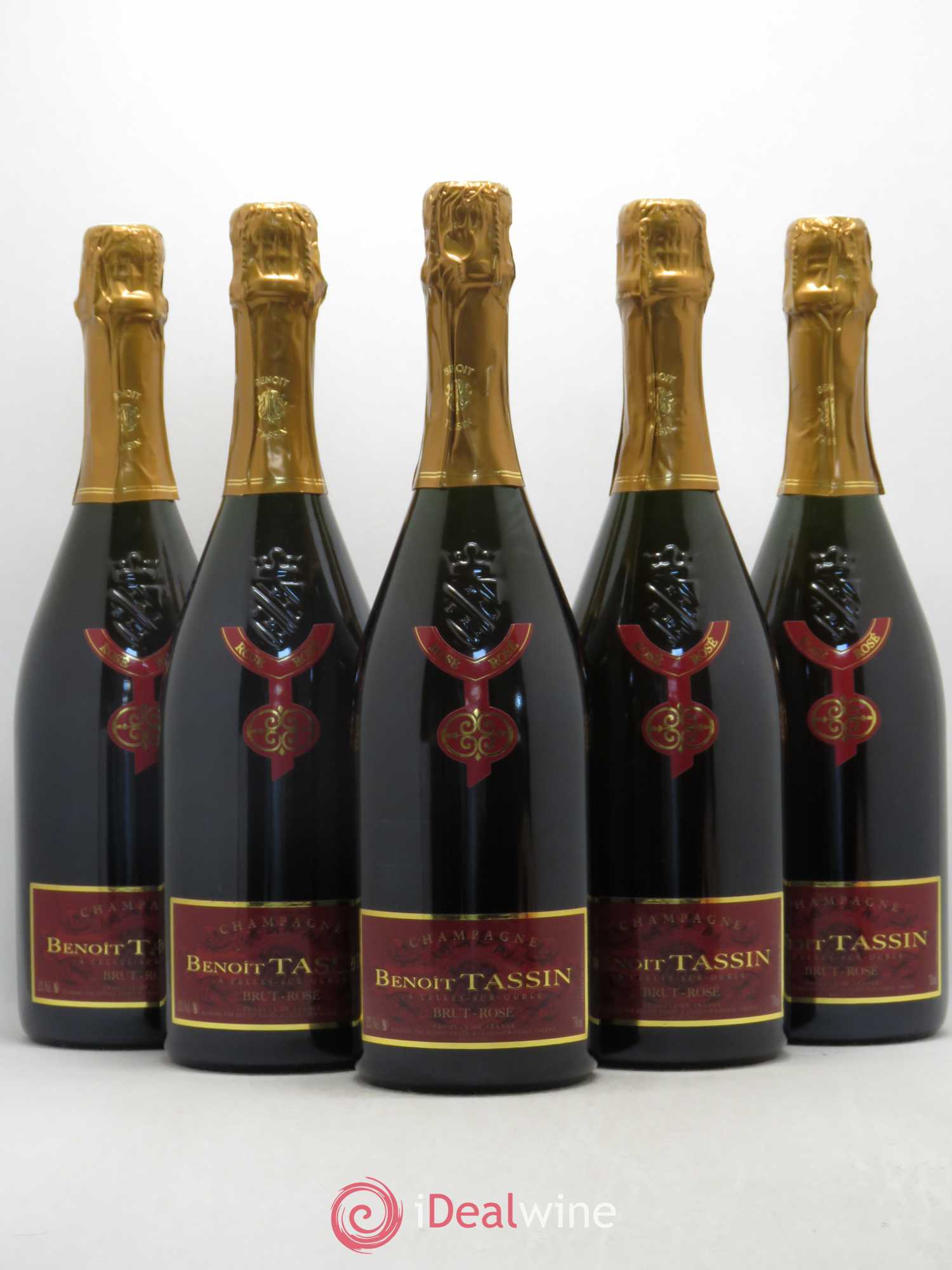 Champagne - Benoit Tassin Rosé - Lot de 5 bouteilles - 0
