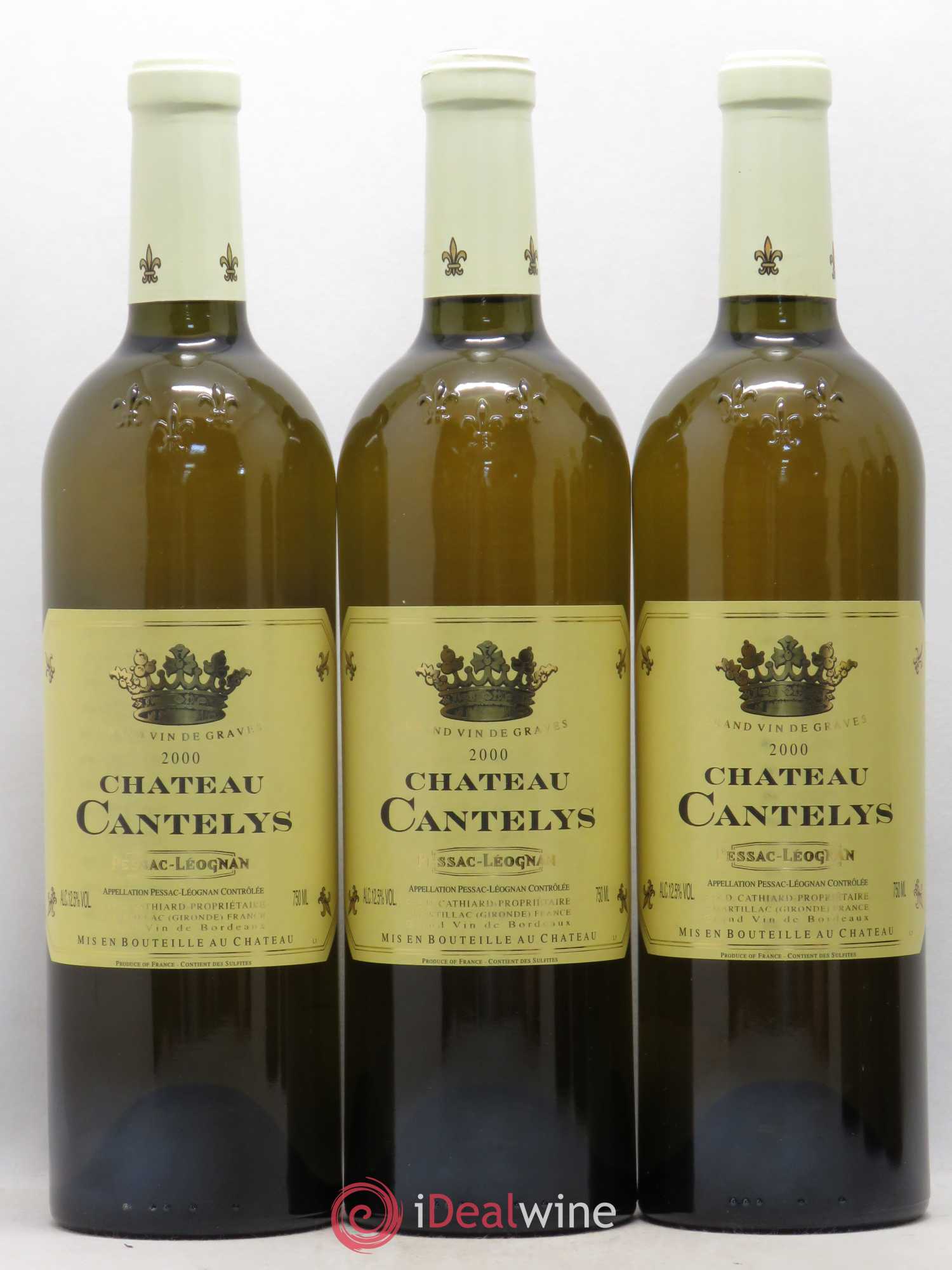 Pessac-Léognan Château Cantelys 2000 - Posten von 6 Flaschen - 2