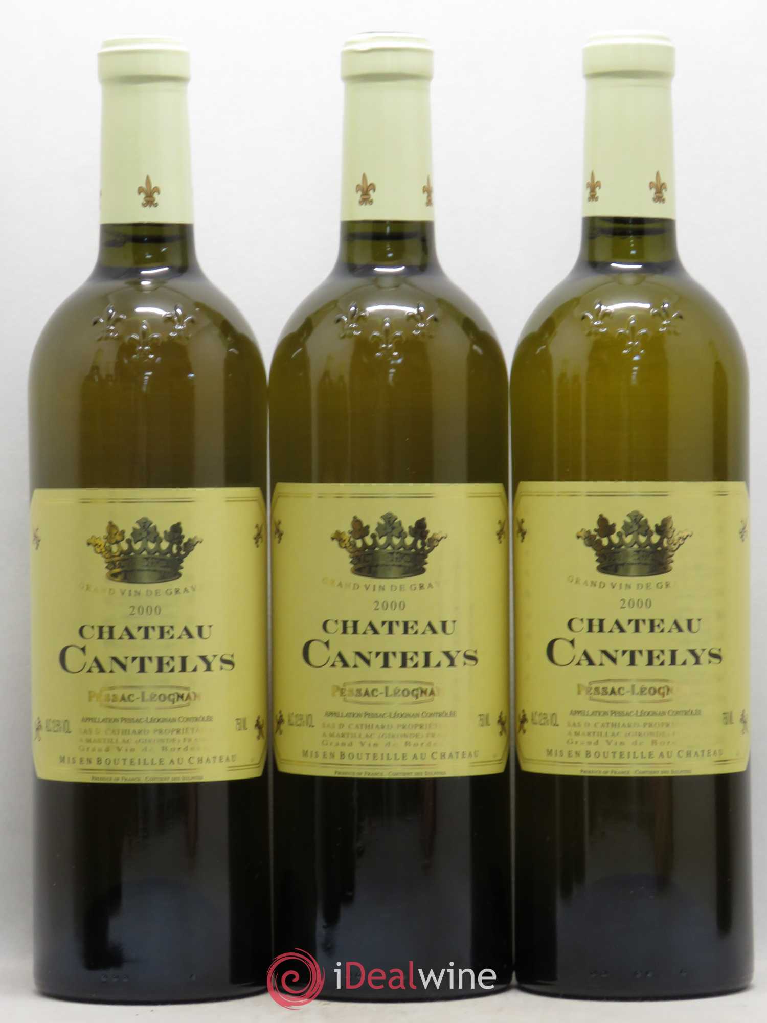 Pessac-Léognan Château Cantelys 2000 - Posten von 6 Flaschen - 2