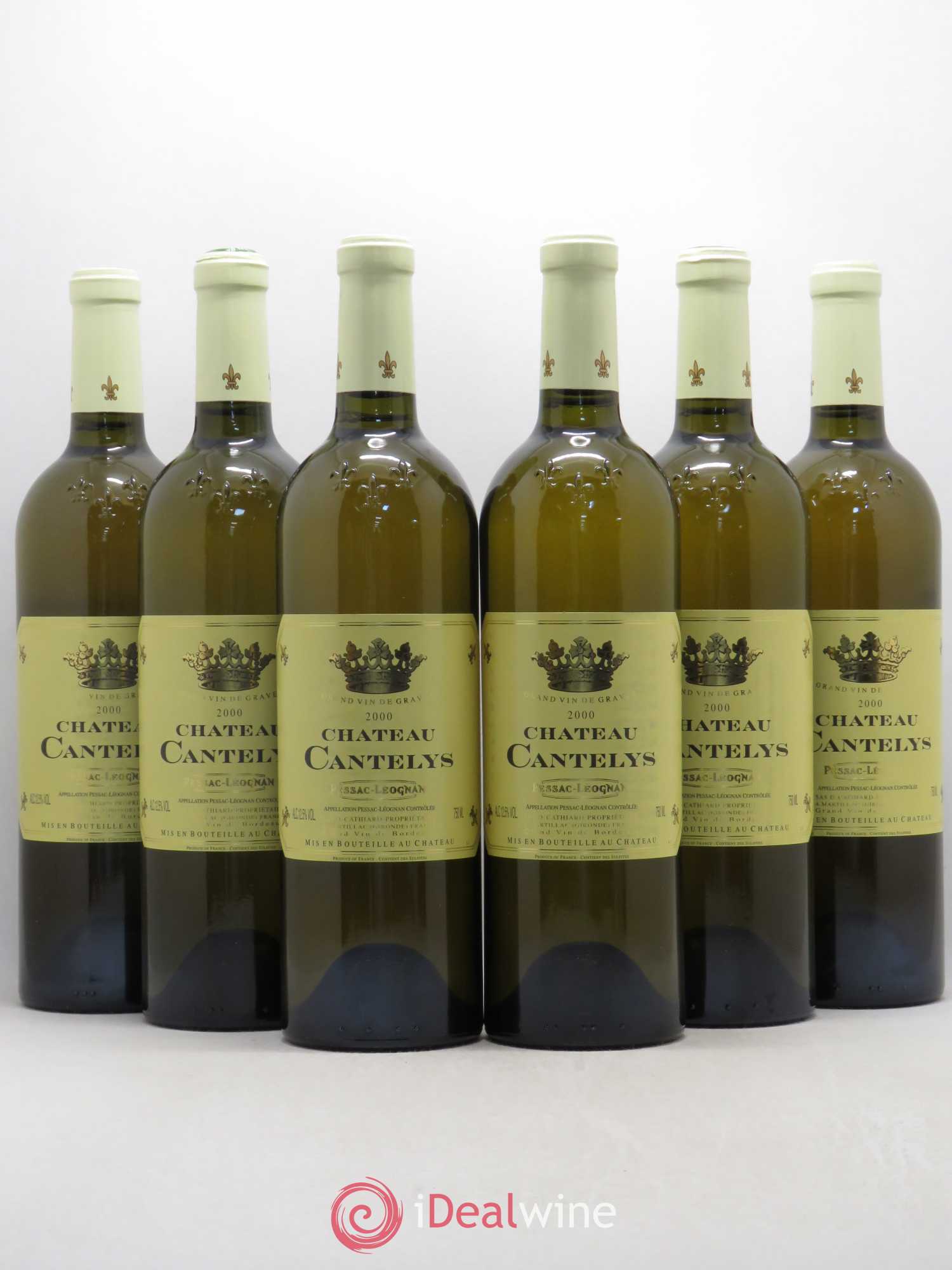 Pessac-Léognan Château Cantelys 2000 - Posten von 6 Flaschen - 0