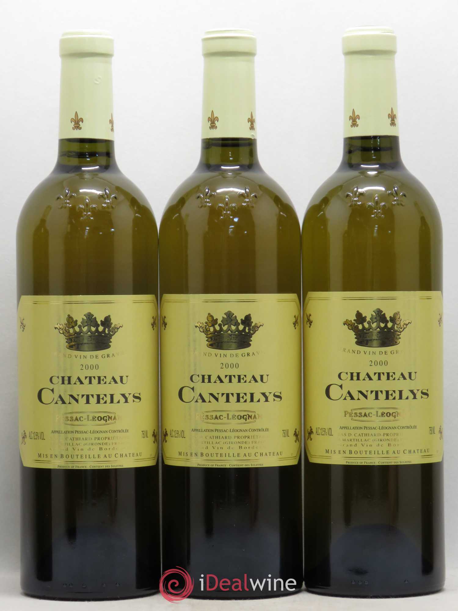 Pessac-Léognan Château Cantelys 2000 - Posten von 6 Flaschen - 2
