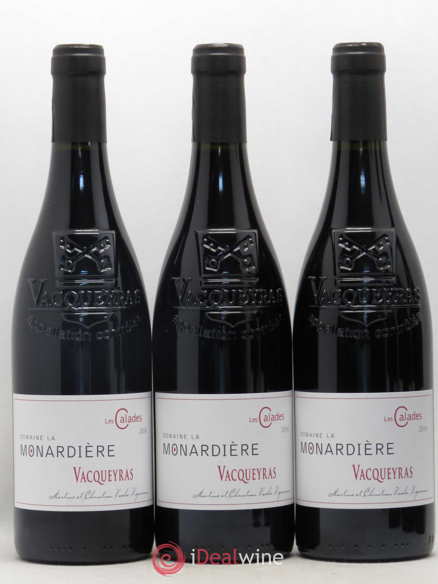 Vacqueyras Les Calades Domaine Monardière 2014 - Posten von 6 Flaschen - 1