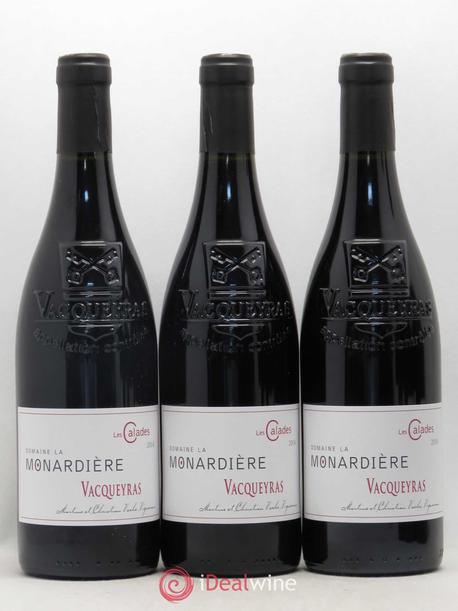 Vacqueyras Les Calades Domaine Monardière 2014 - Posten von 6 Flaschen - 1