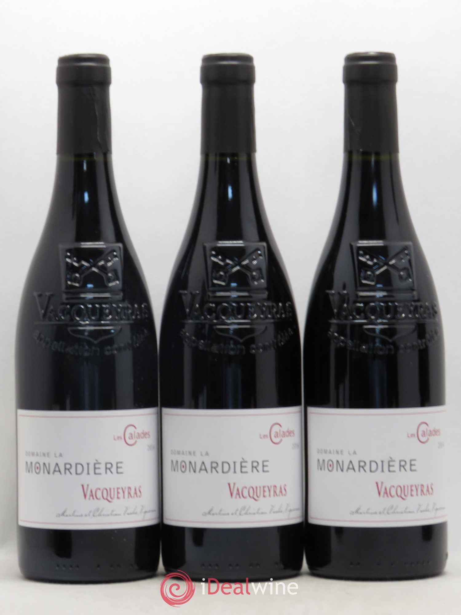 Vacqueyras Les Calades Domaine Monardière 2014 - Posten von 6 Flaschen - 2