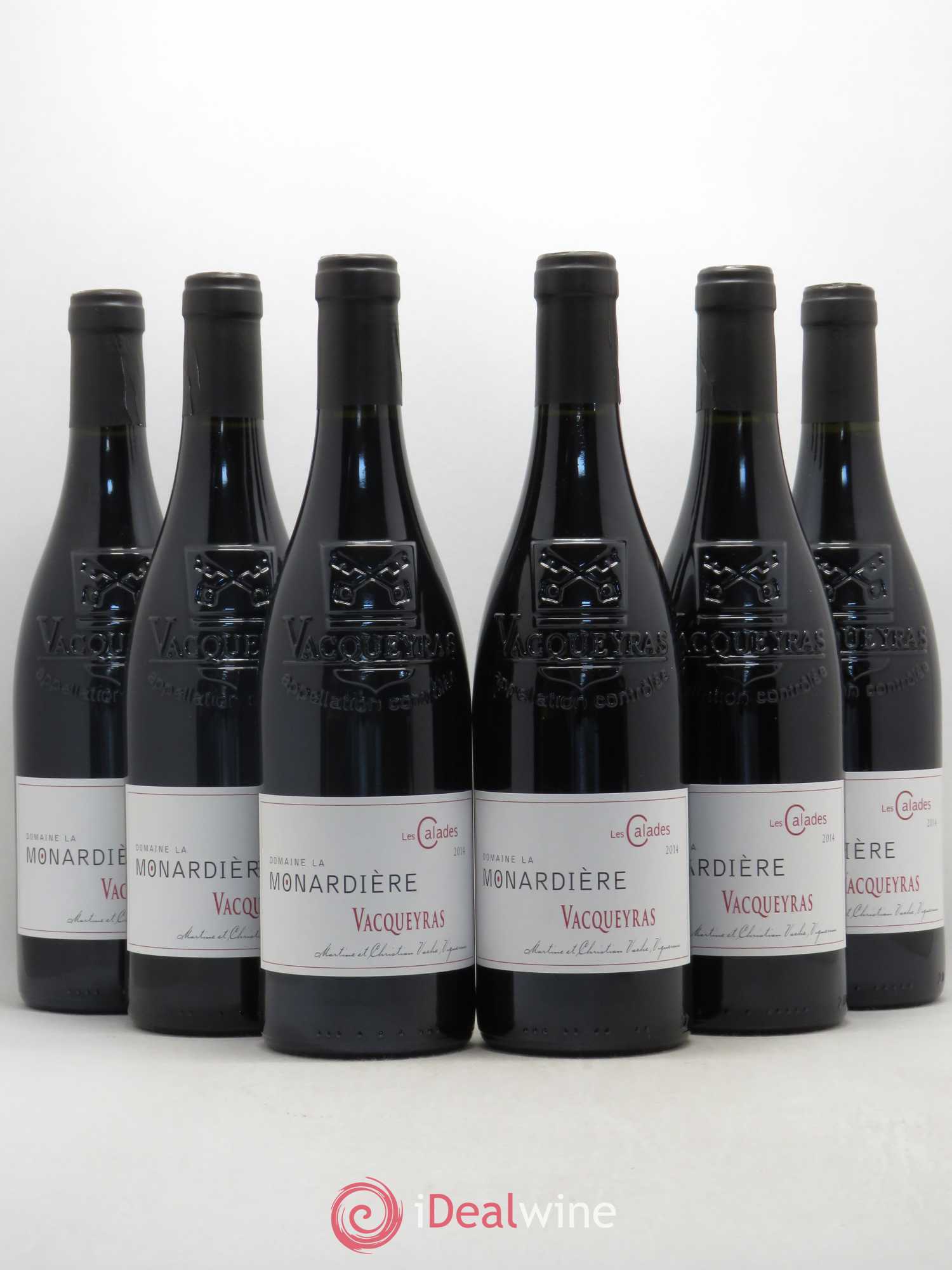 Vacqueyras Les Calades Domaine Monardière 2014 - Posten von 6 Flaschen - 0