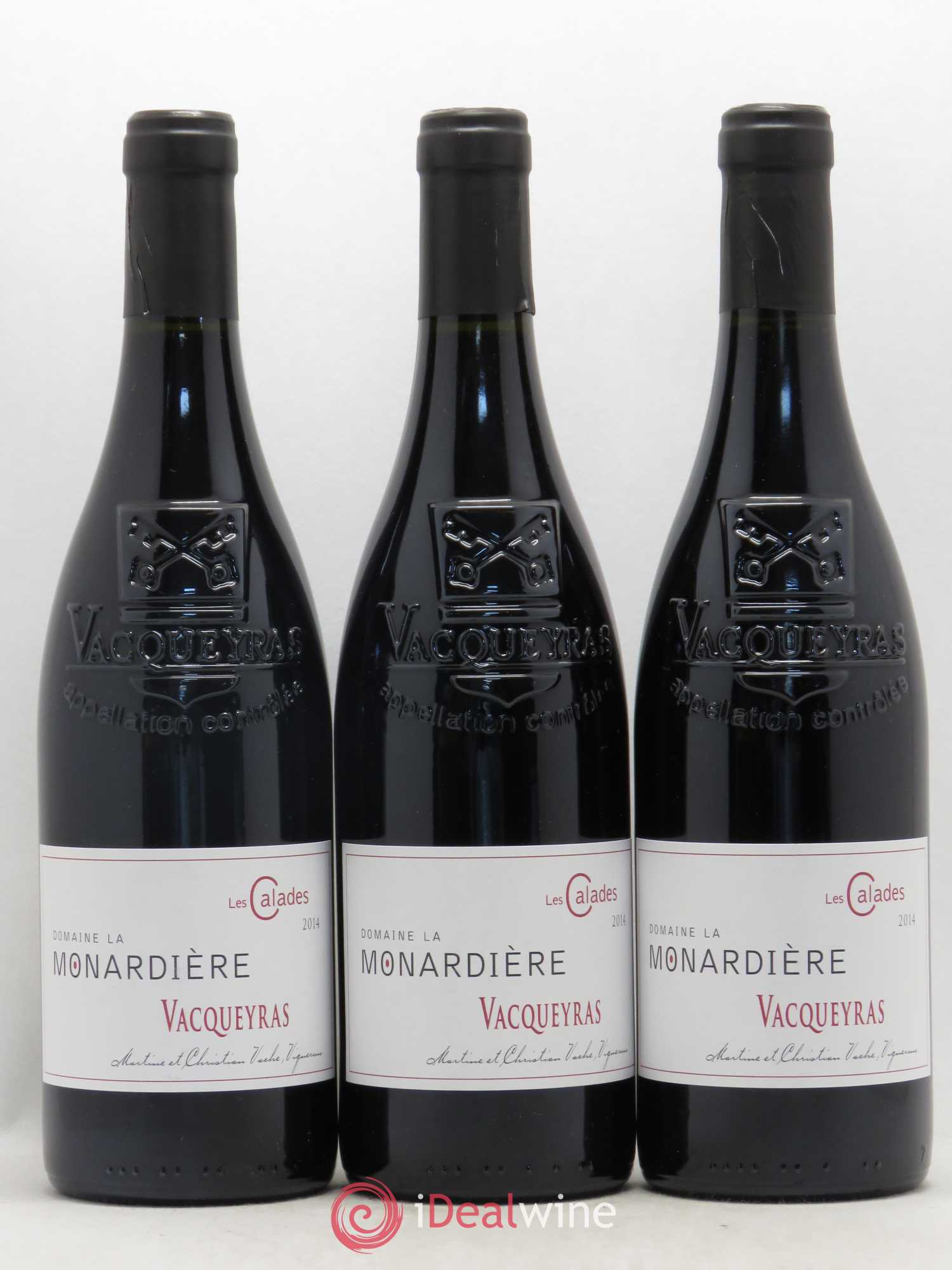 Vacqueyras Les Calades Domaine Monardière 2014 - Posten von 3 Flaschen - 0